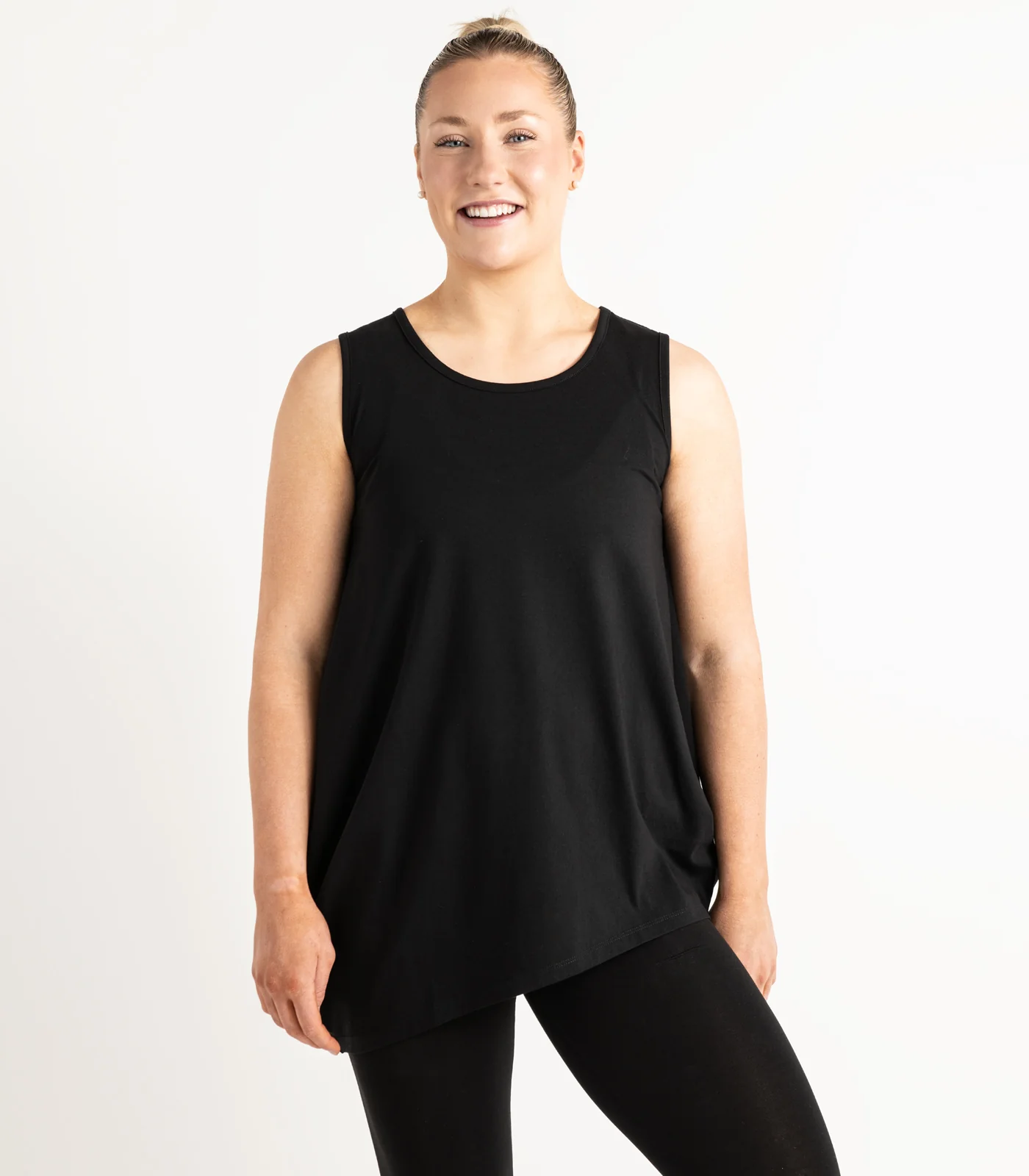 Organic Cotton Asymmetrical Tank Top (3 Pack) - Image 5