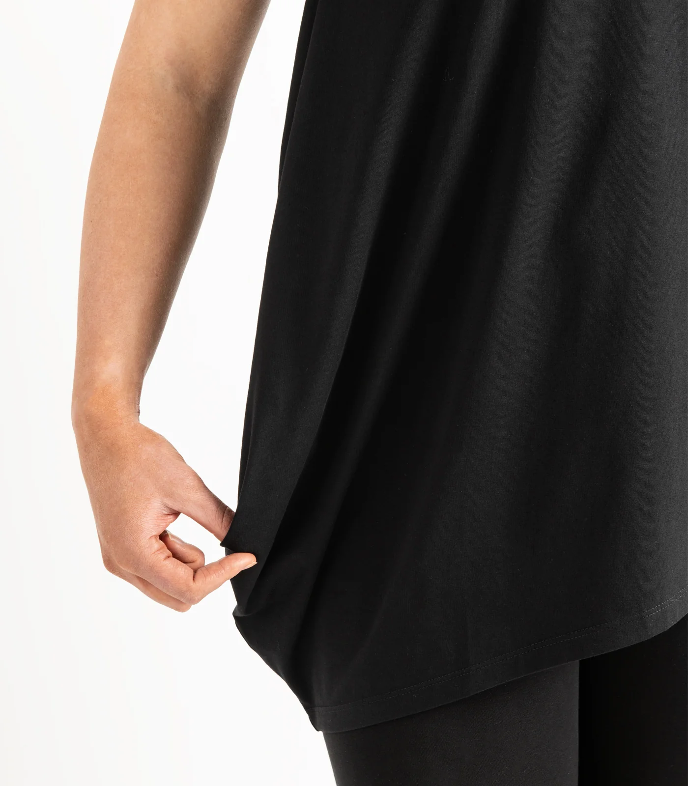 Organic Cotton Asymmetrical Tank Top - Image 5