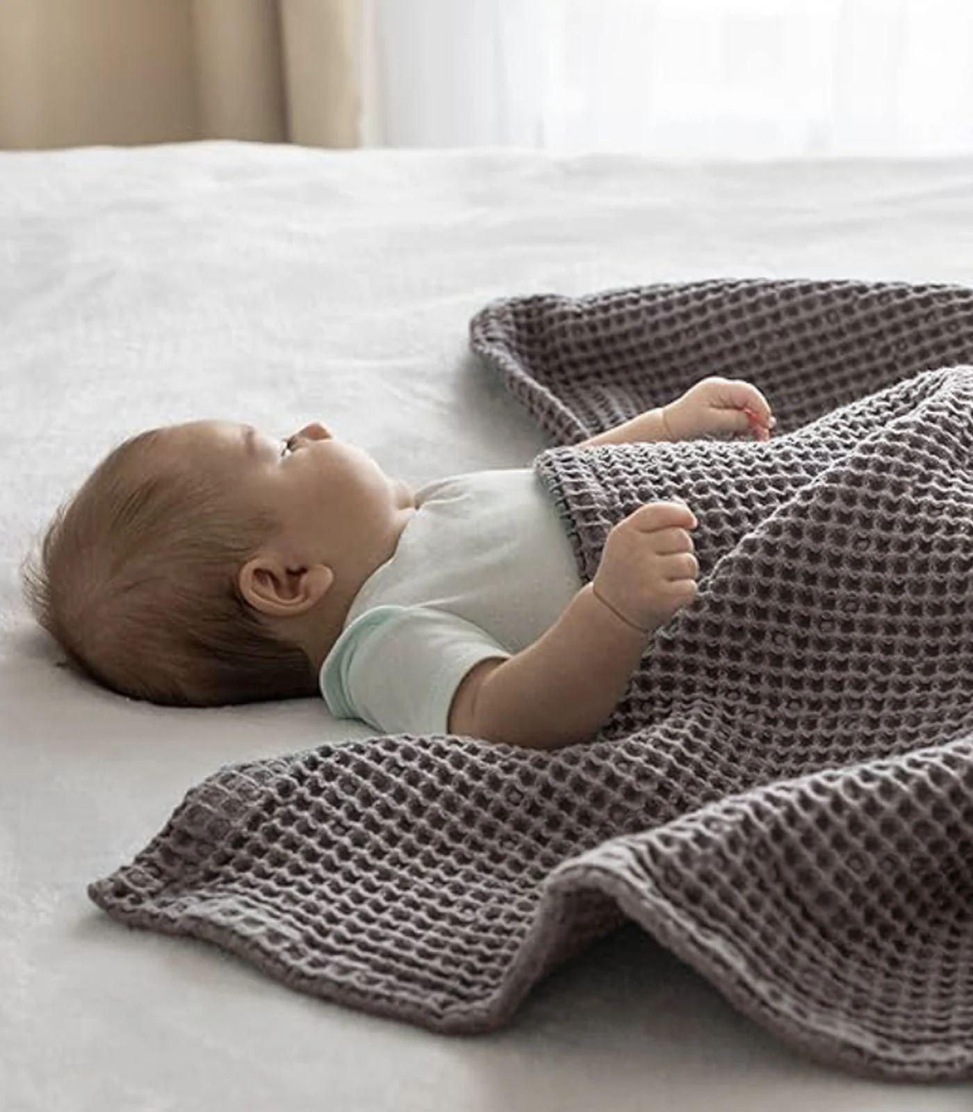 Organic Cotton Baby Waffle Blanket - Image 8