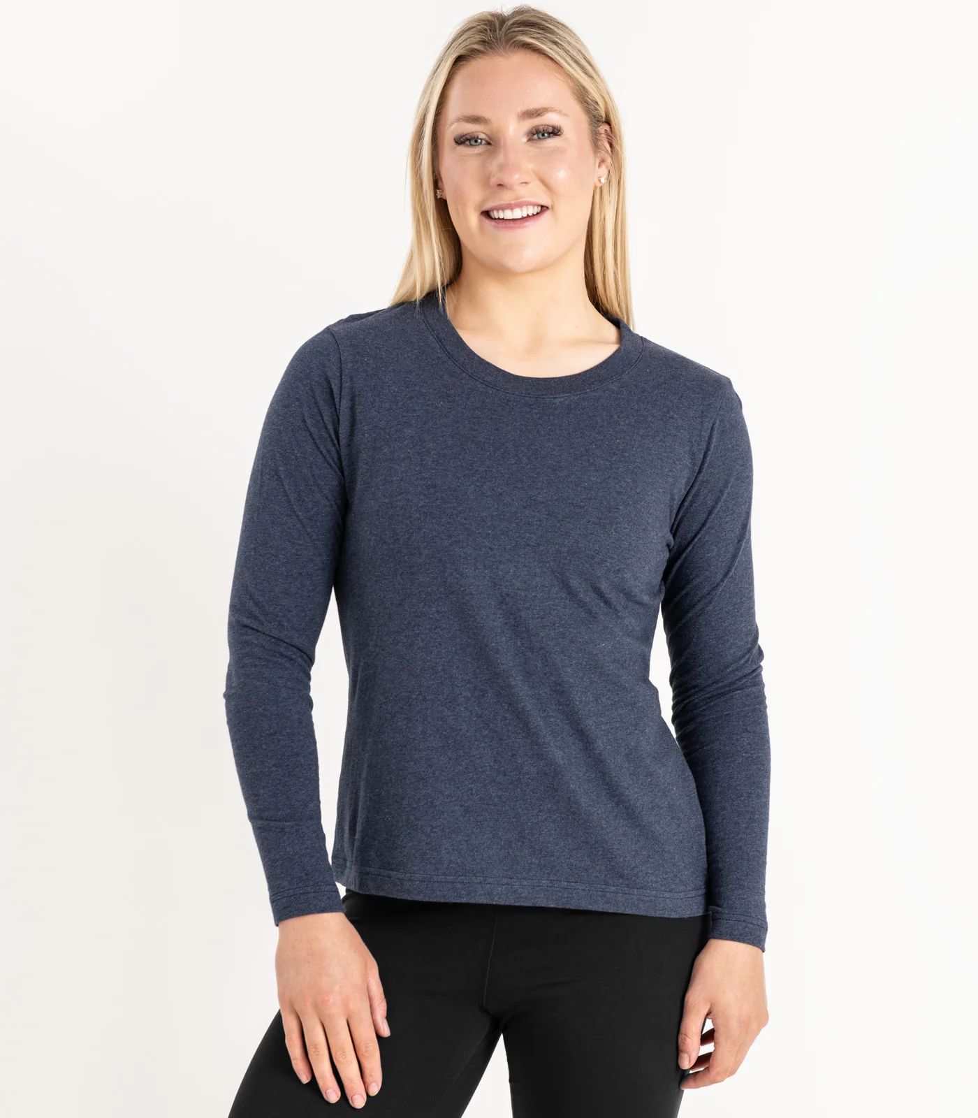 Organic Cotton Basic Long Sleeve Top (3 Pack) - Image 8