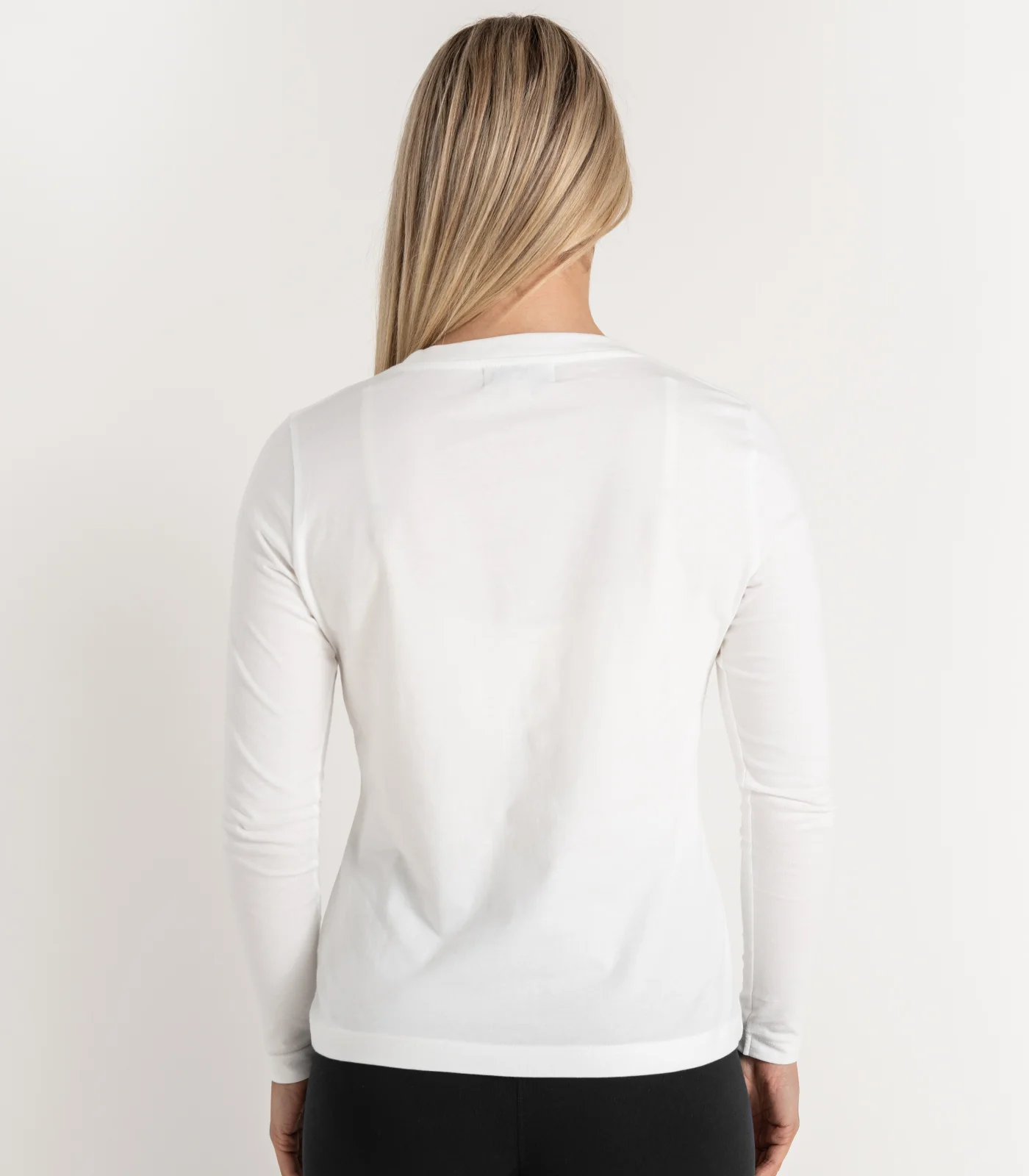Organic Cotton Basic Long Sleeve Top - Image 3