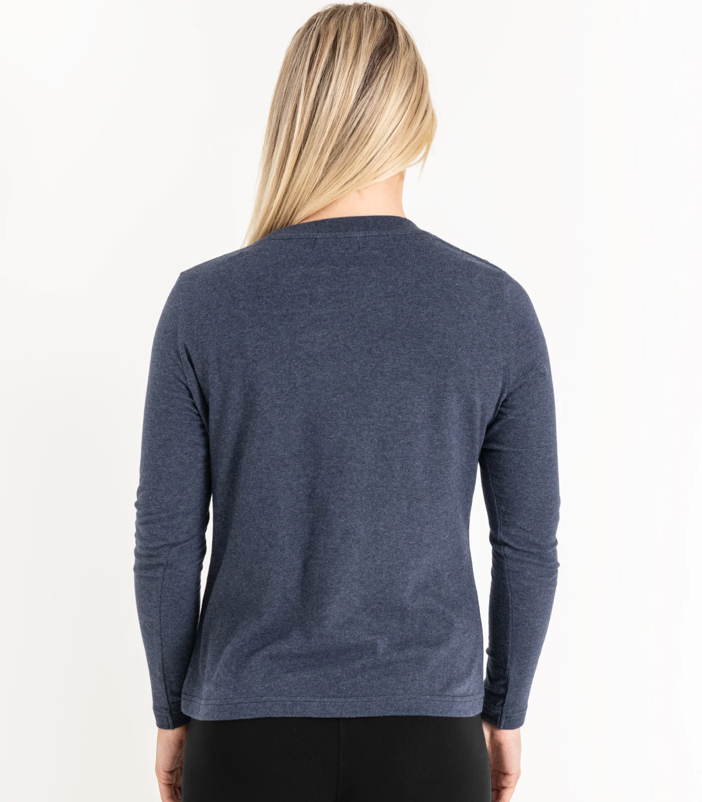 Organic Cotton Basic Long Sleeve Top - Image 8