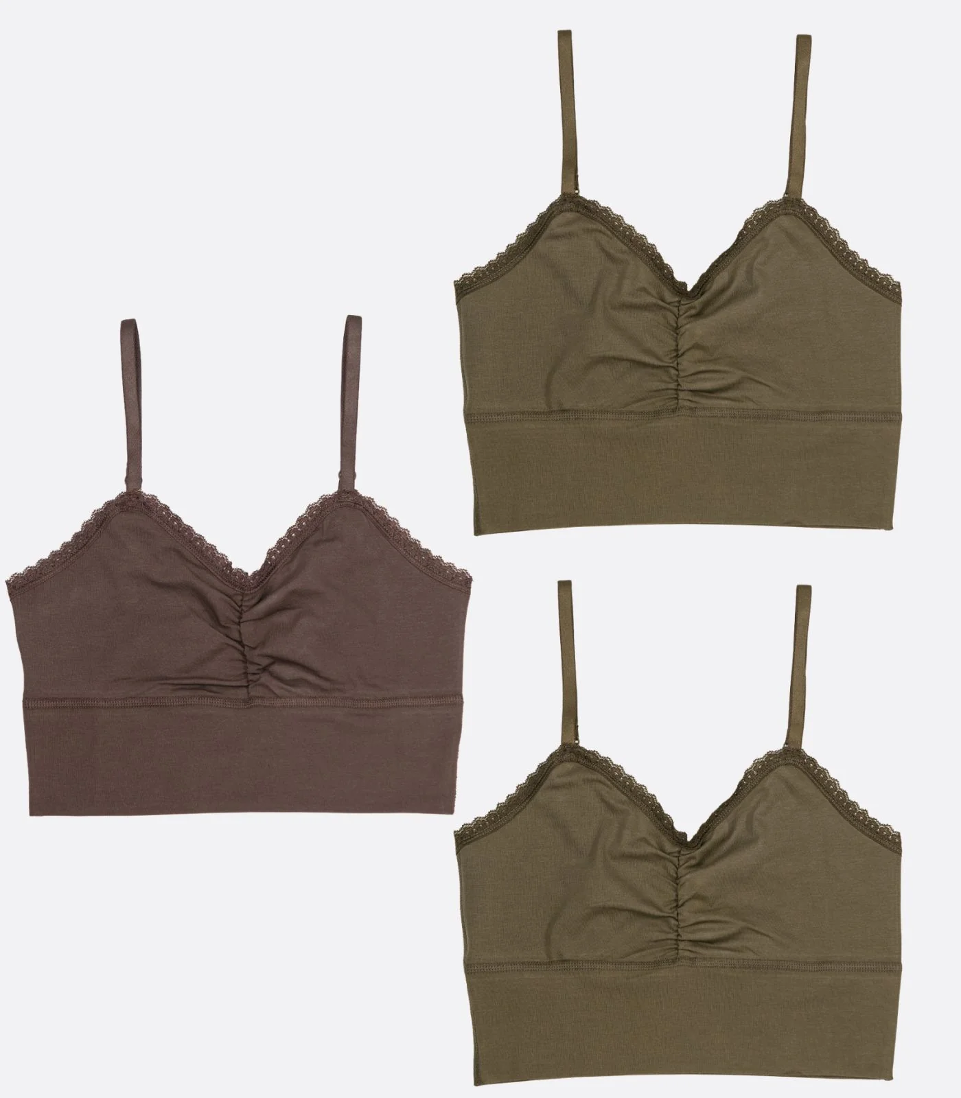 Organic Cotton Bralette (3 Pack) - Last Chance