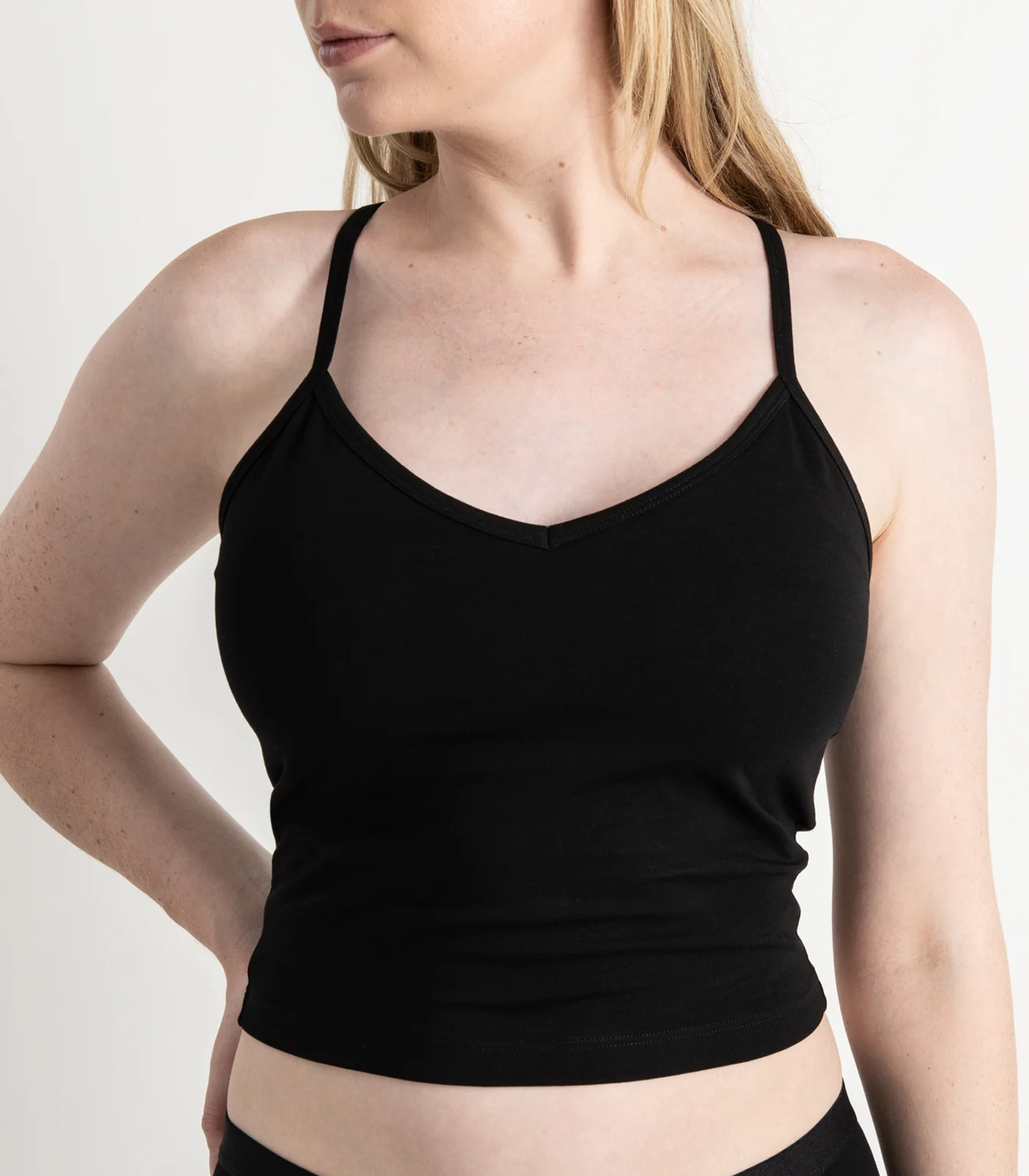 Organic Cotton Cropped Bra Top - Last Chance - Image 19