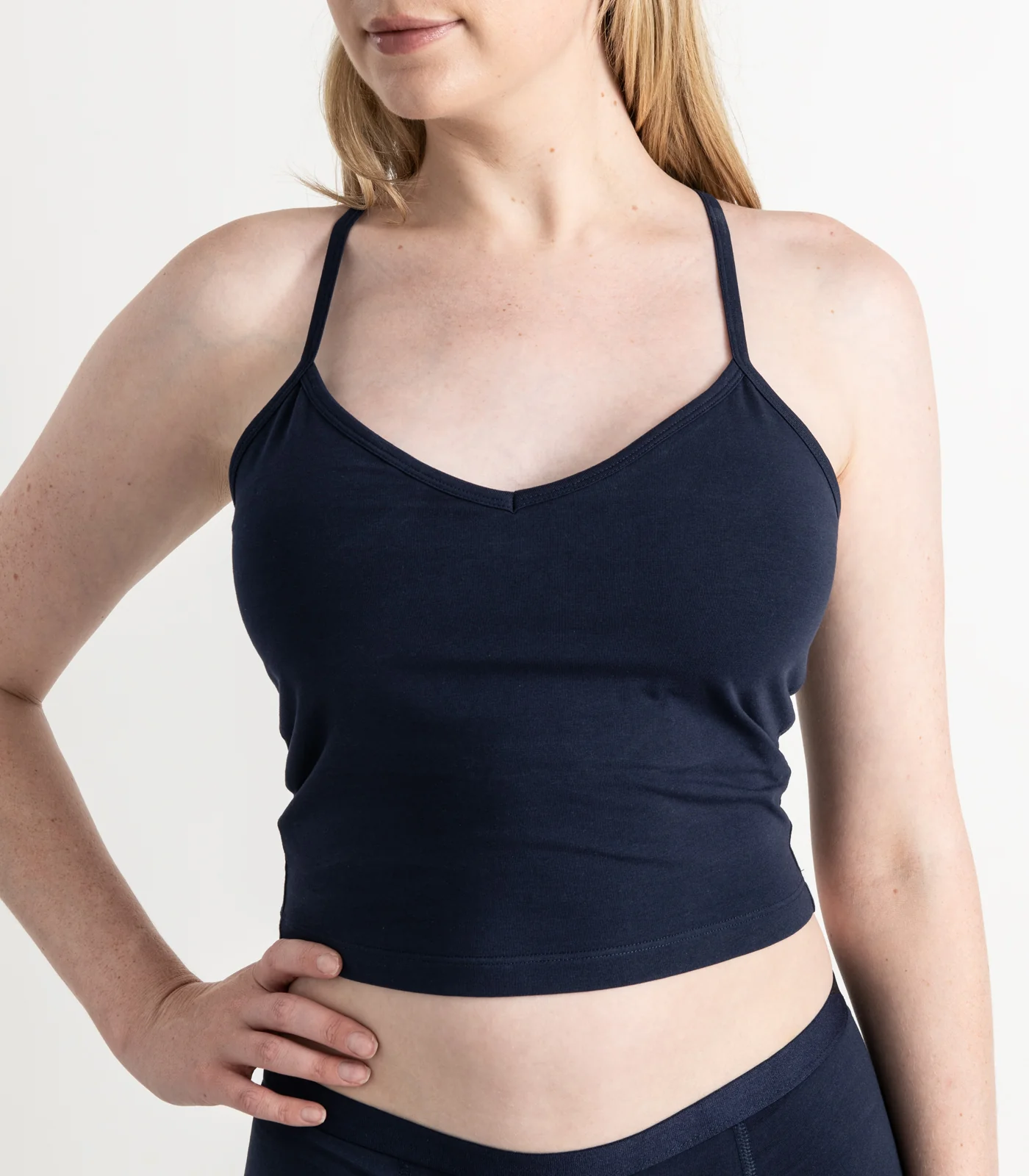 Organic Cotton Cropped Bra Top - Last Chance - Image 7