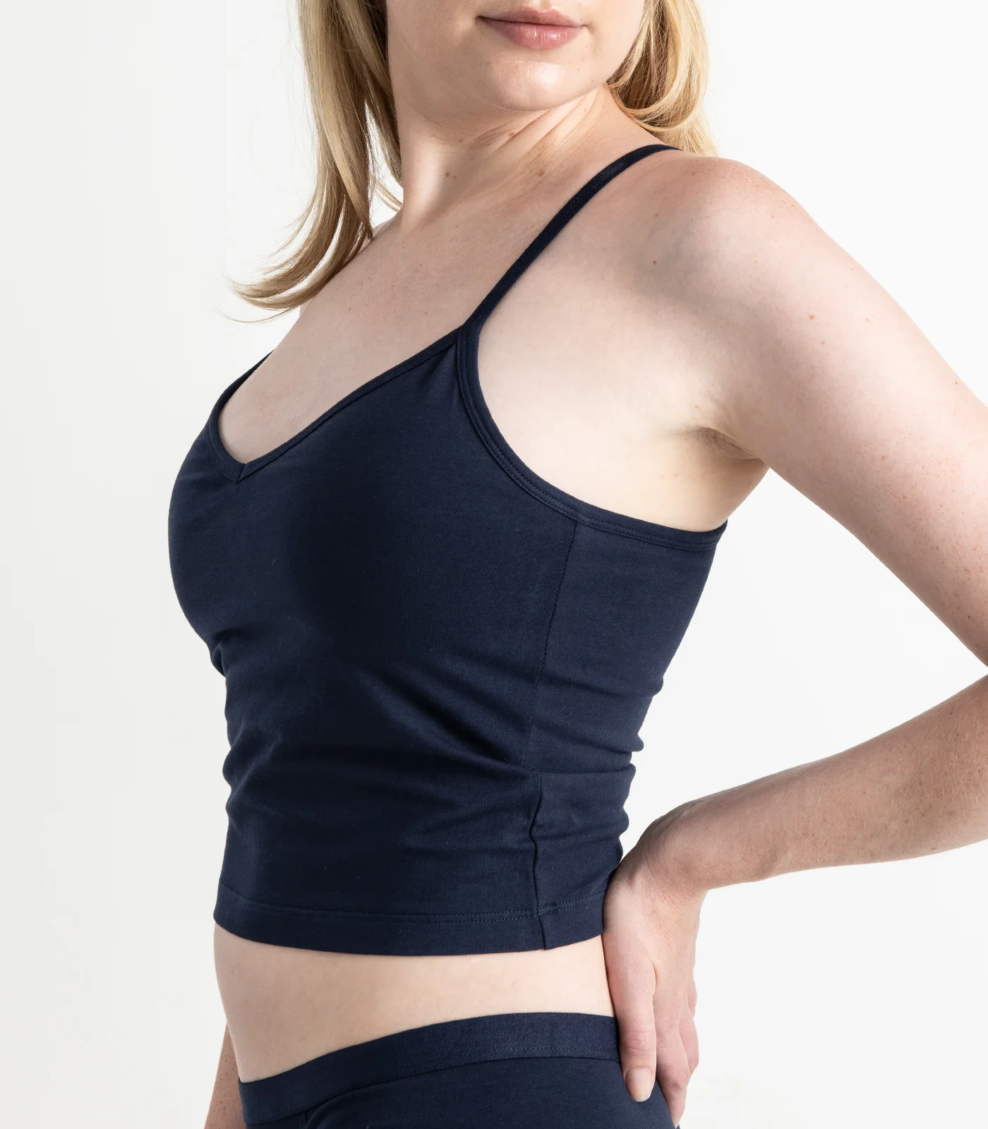 Organic Cotton Cropped Bra Top - Last Chance - Image 9