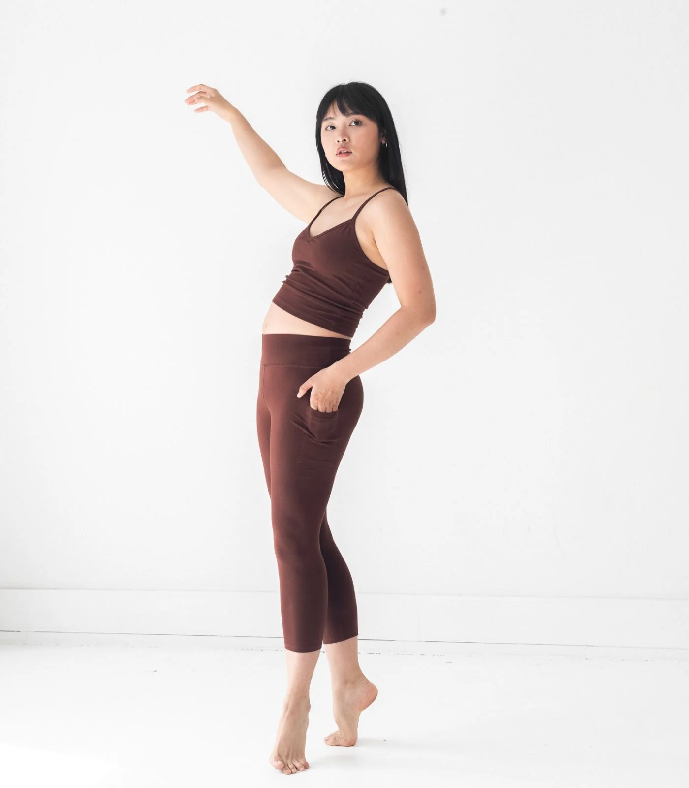 Organic Cotton Cropped Bra Top - Image 4