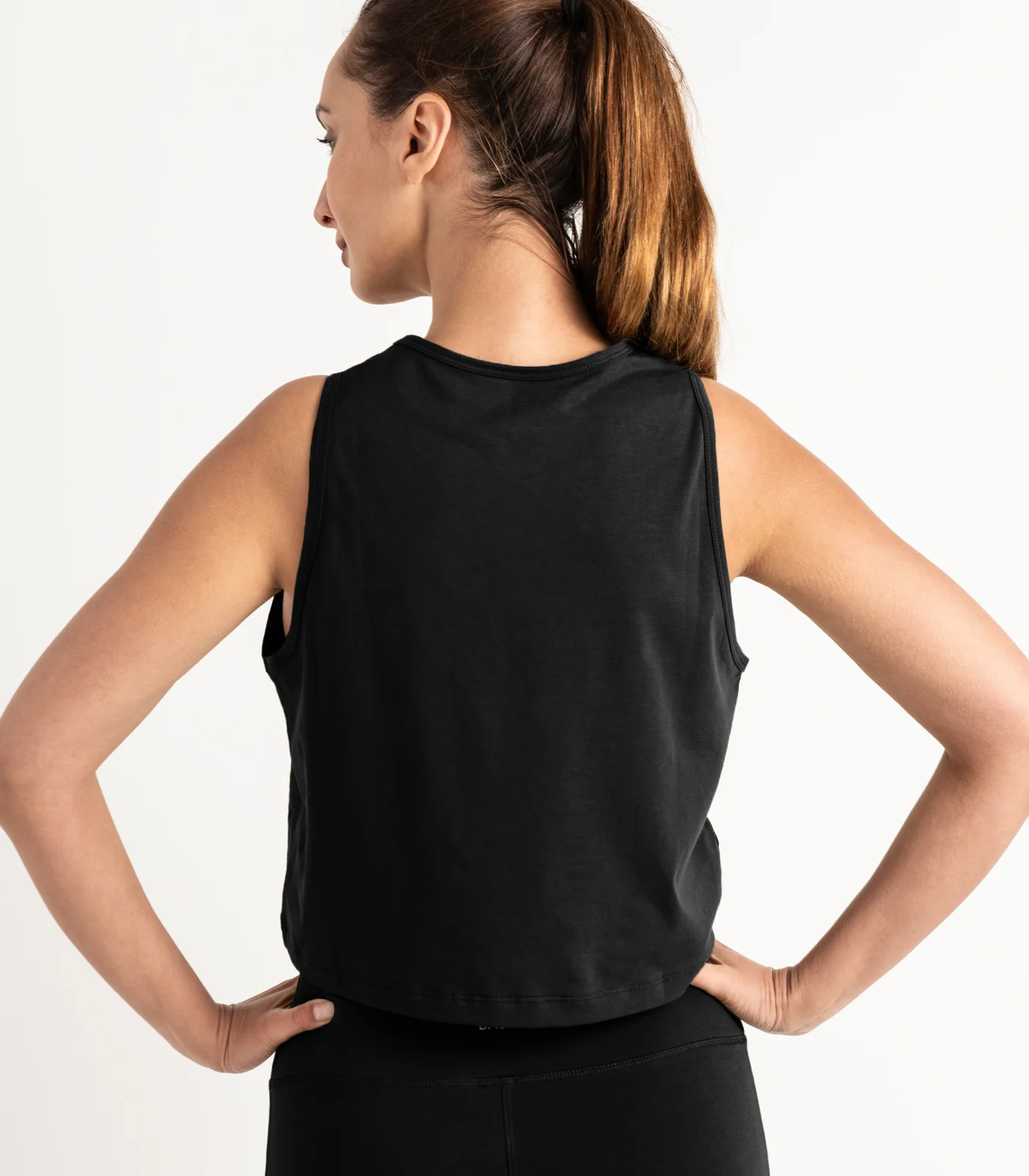 Organic Cotton Cropped Lounge Tank - Image 3