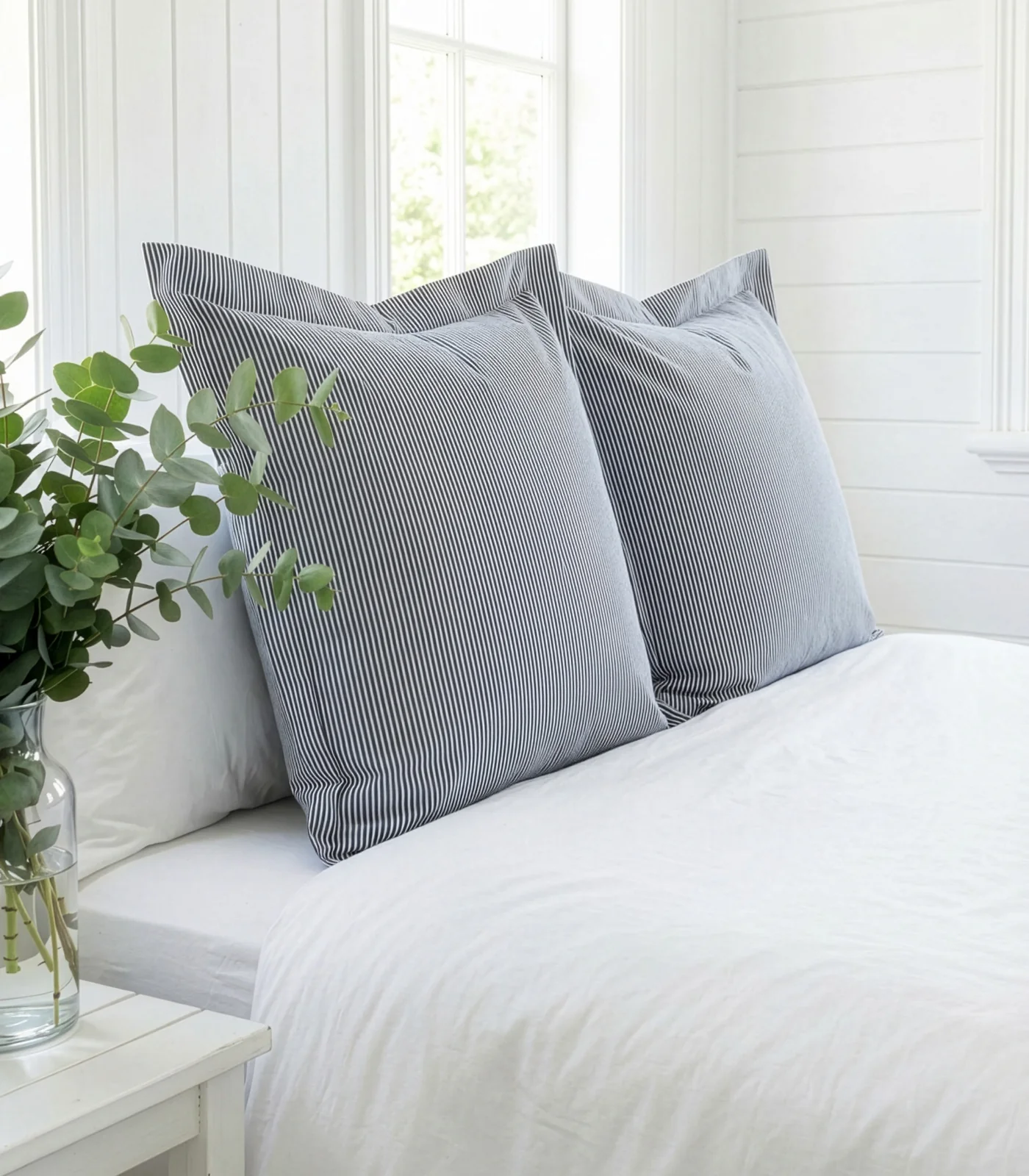 Organic Cotton European - Percale Pillow Cases (Pair) - Limited Edition - Image 4