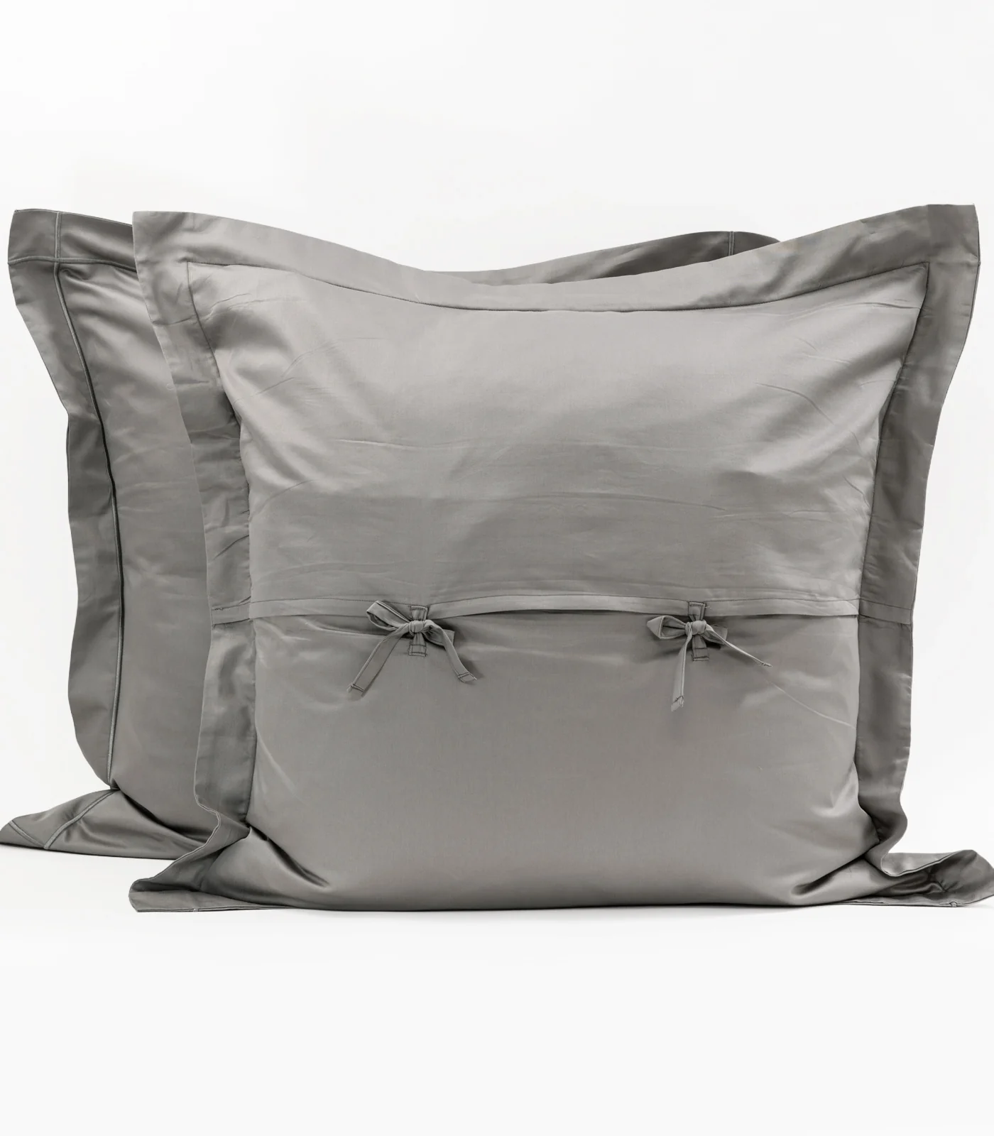 Organic Cotton European - Sateen Pillow Cases (Pair) - Luxe - Image 15