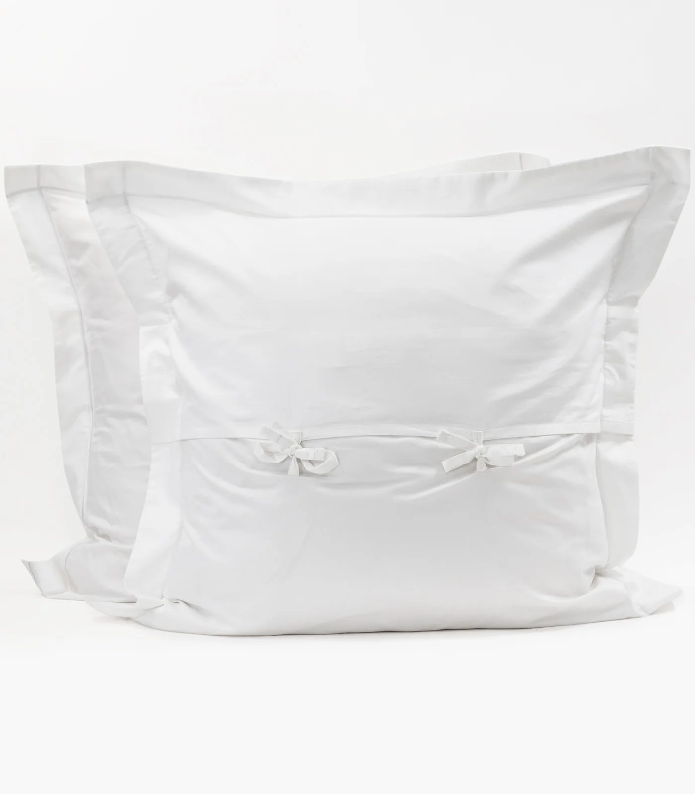 Organic Cotton European - Sateen Pillow Cases (Pair) - Luxe - Image 3