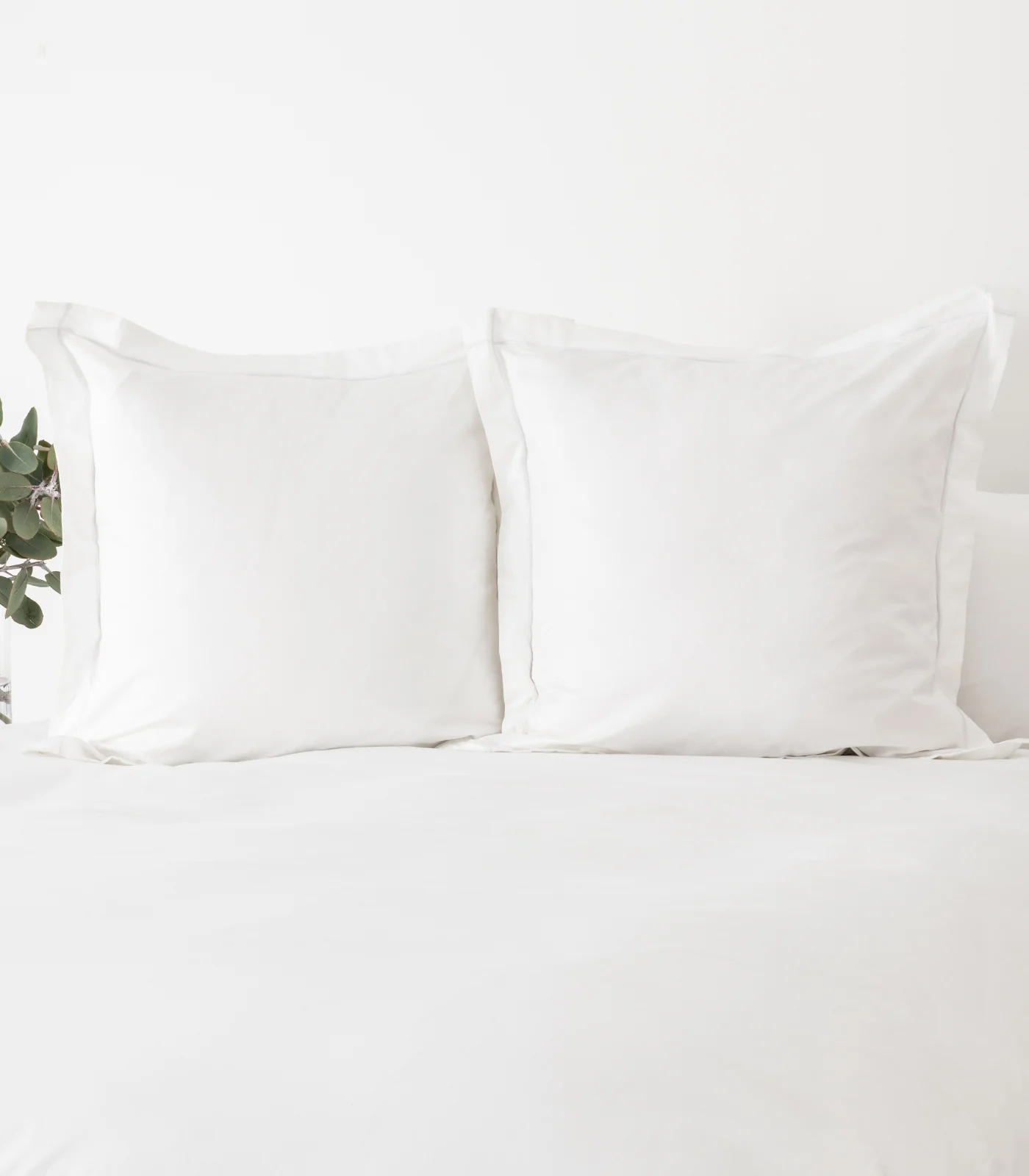 Organic Cotton European - Sateen Pillow Cases (Pair) - Luxe - Image 4