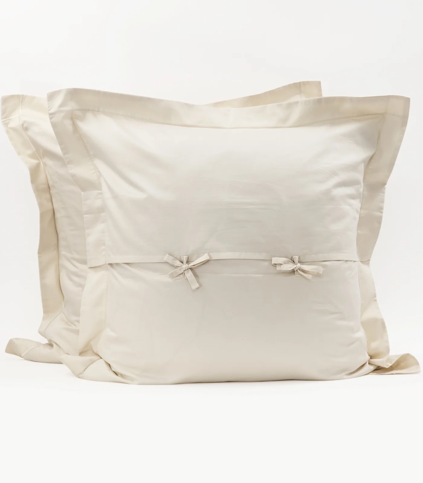 Organic Cotton European - Sateen Pillow Cases (Pair) - Luxe - Image 7