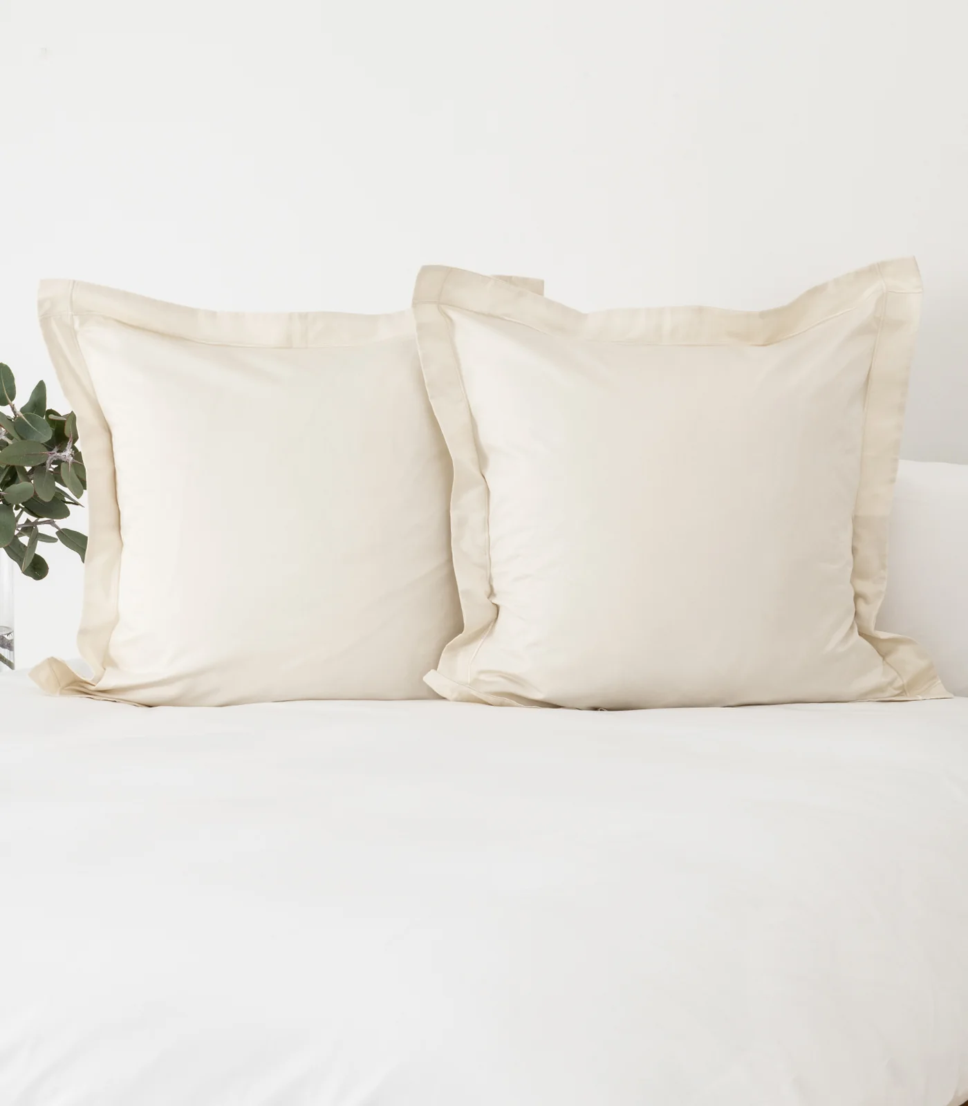 Organic Cotton European - Sateen Pillow Cases (Pair) - Luxe - Image 8
