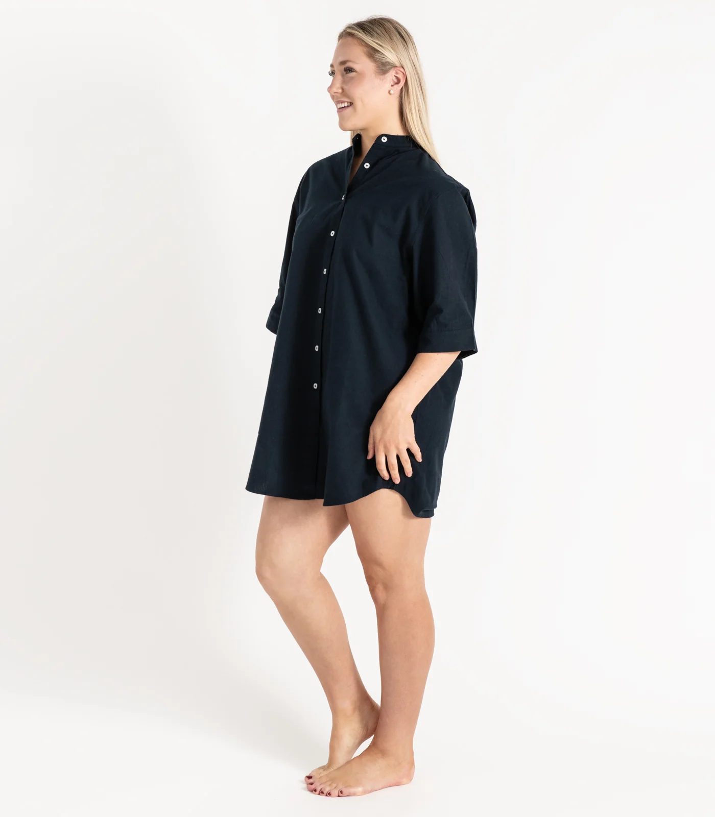Organic Cotton Flannelette Night Shirt - Image 5