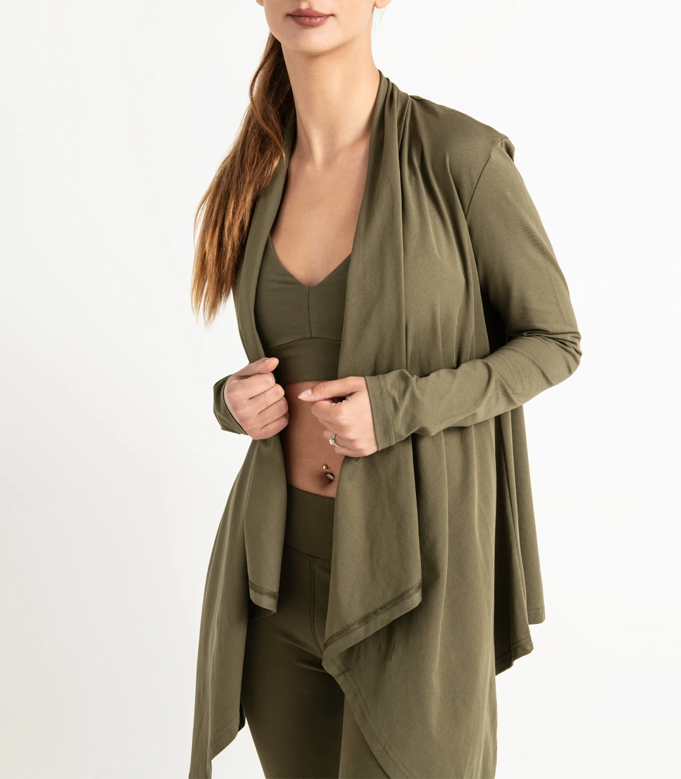 Organic Cotton Flowing Cardigan - Image 13