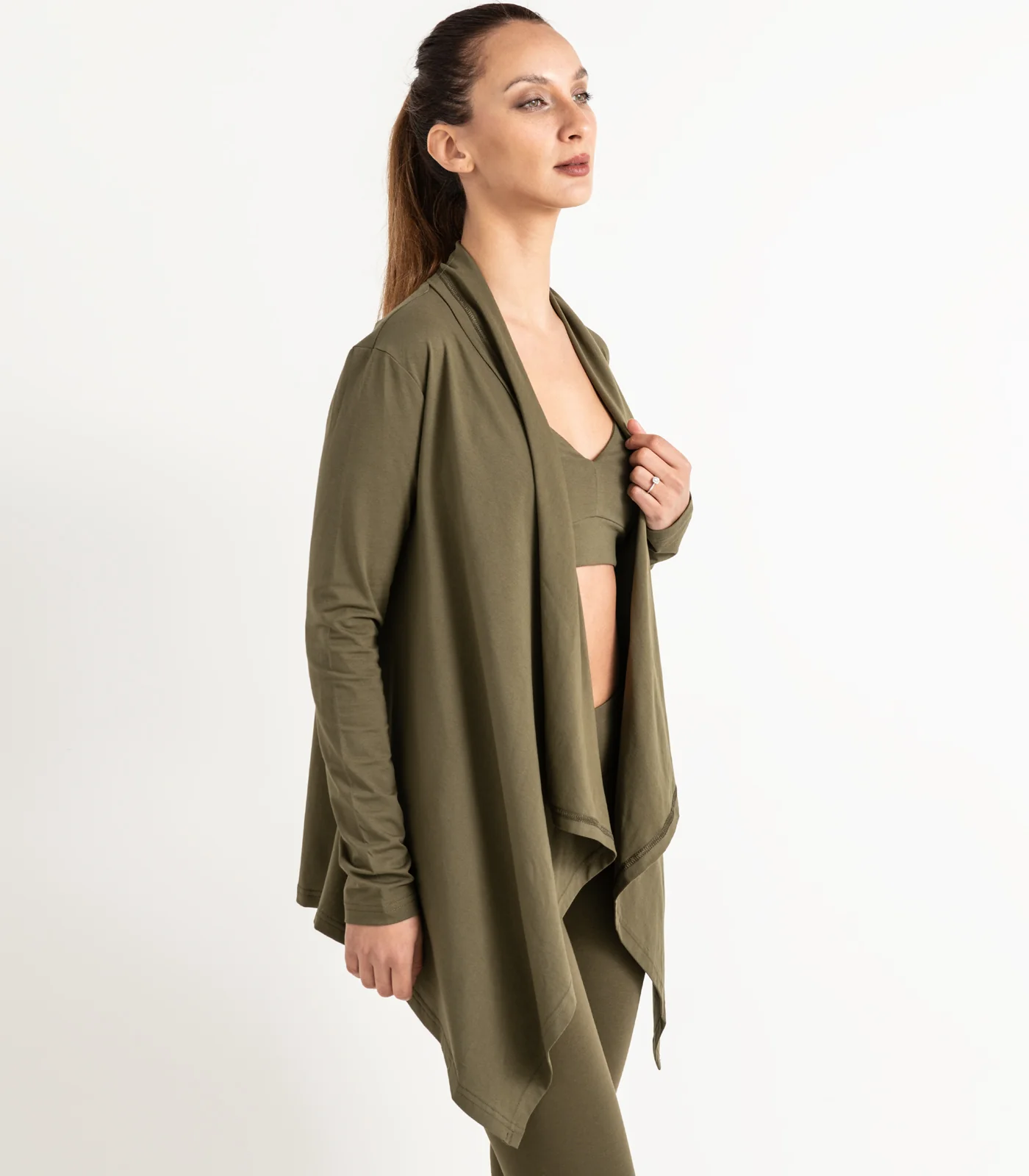 Organic Cotton Flowing Cardigan - Image 15