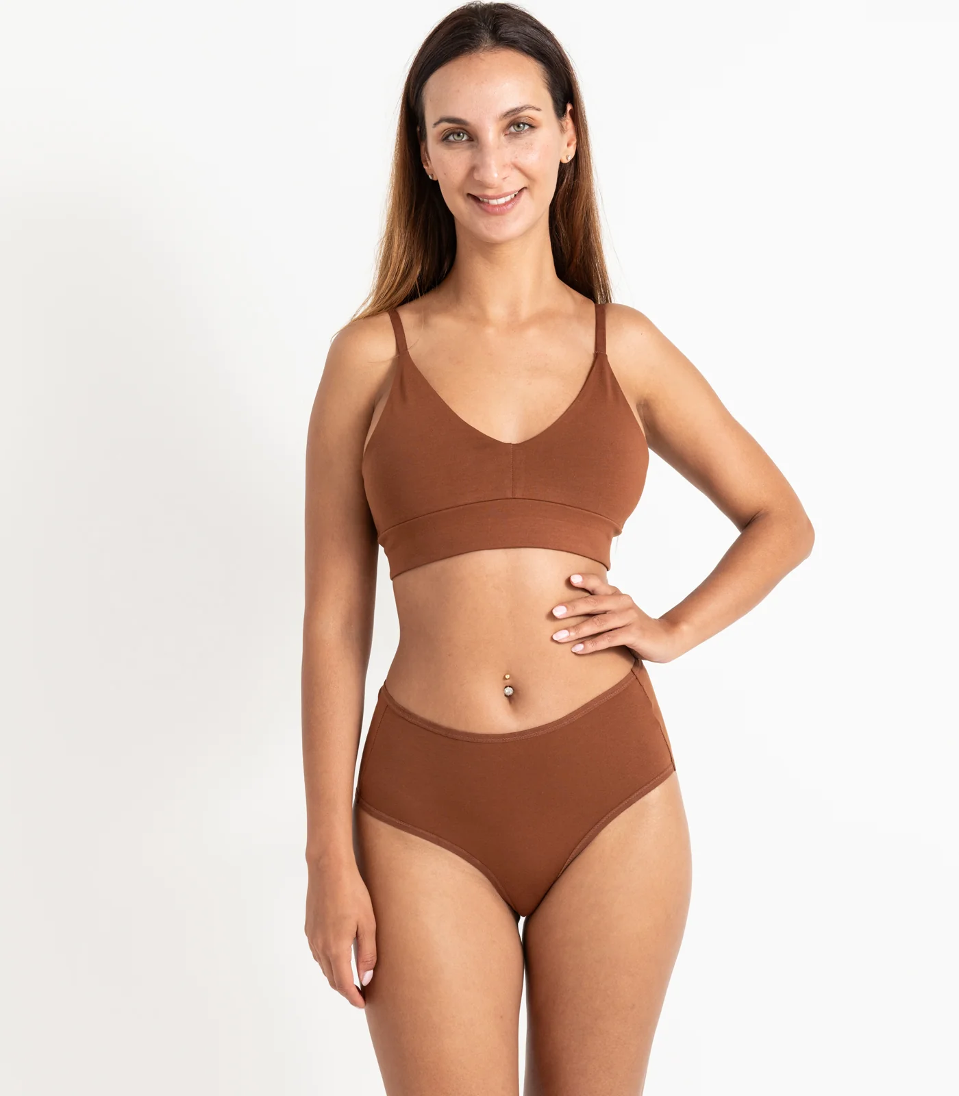 Organic Cotton Hi Cut Brief (2 Pack) - Image 36