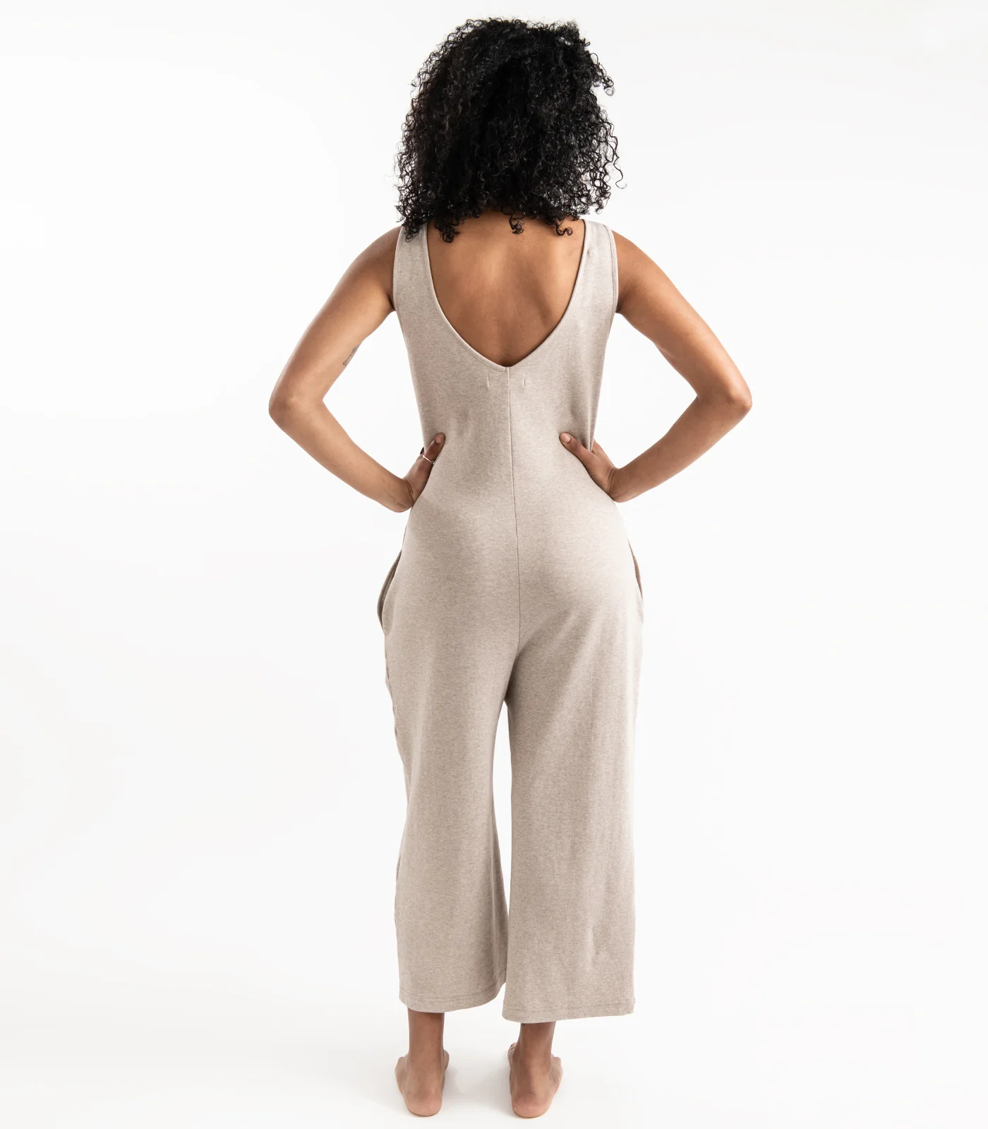 Organic Cotton Jersey Knit Jumpsuit - Image 11