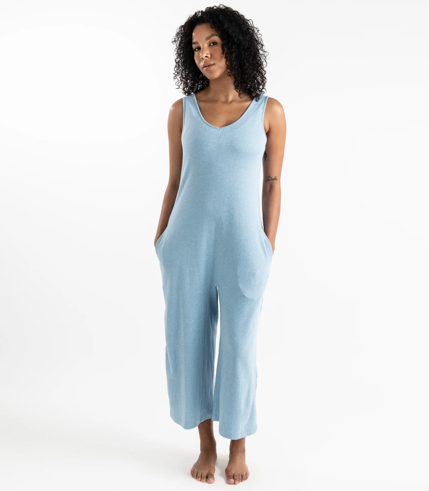 Organic Cotton Jersey Knit Jumpsuit - Image 15