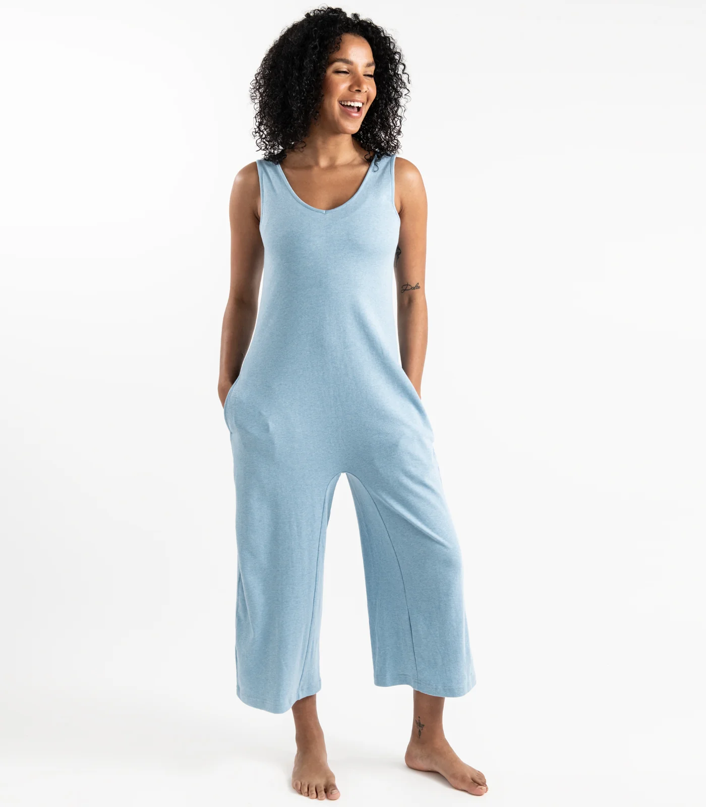 Organic Cotton Jersey Knit Jumpsuit - Image 16