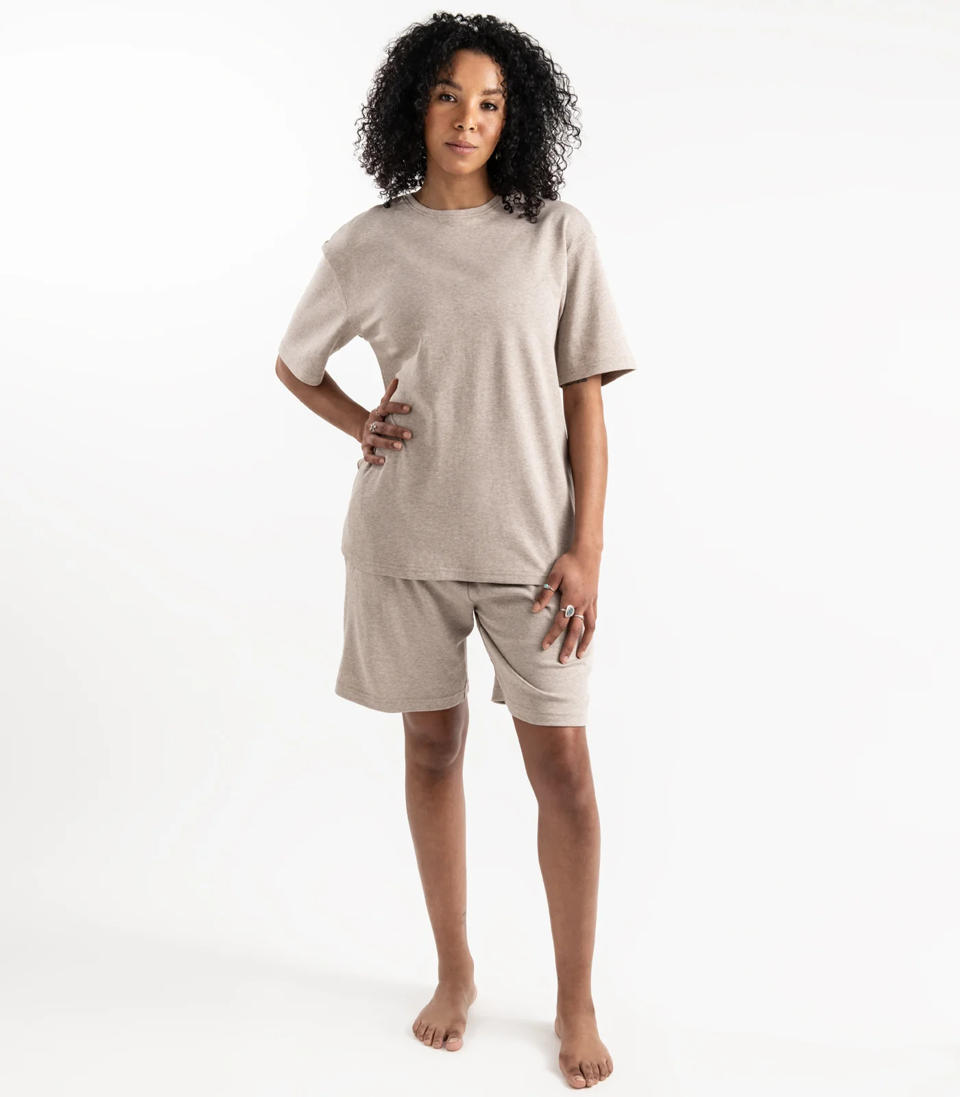 Organic Cotton Jersey Knit Short PJ Set - Image 13