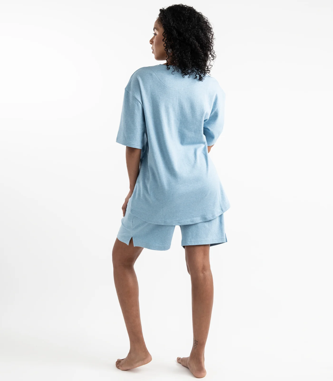 Organic Cotton Jersey Knit Short PJ Set - Image 4