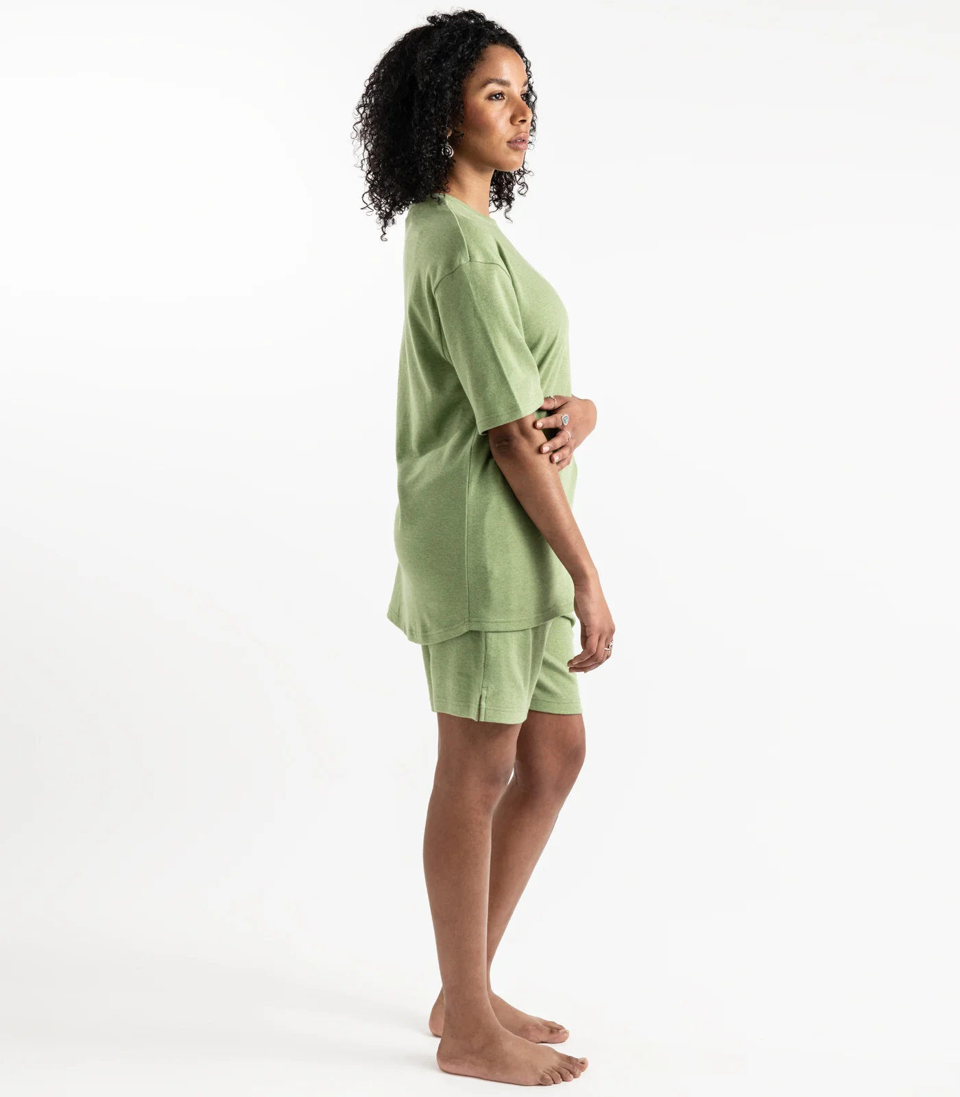 Organic Cotton Jersey Knit Short PJ Set - Image 9