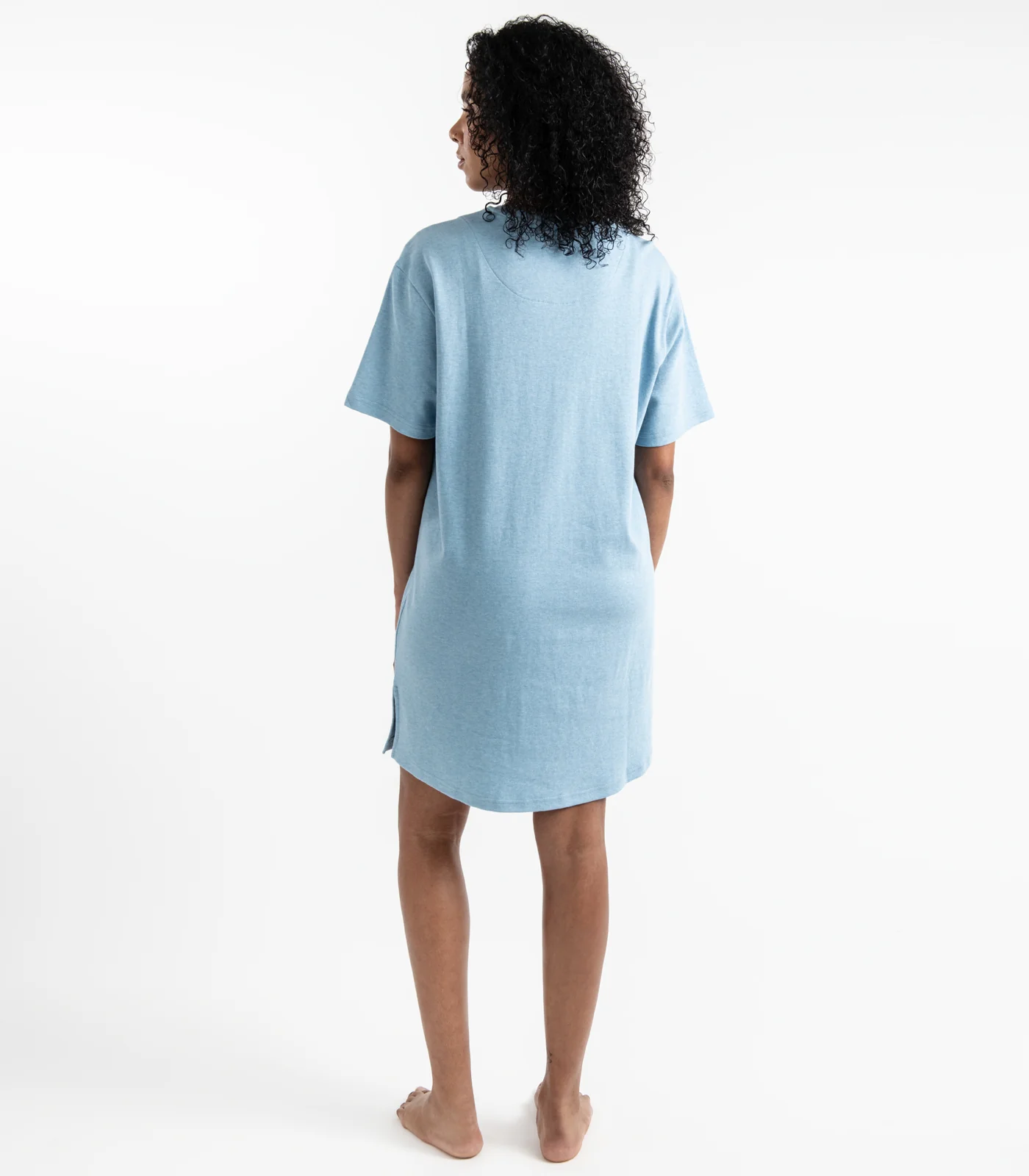 Organic Cotton Jersey Knit Sleep Tee - Image 14