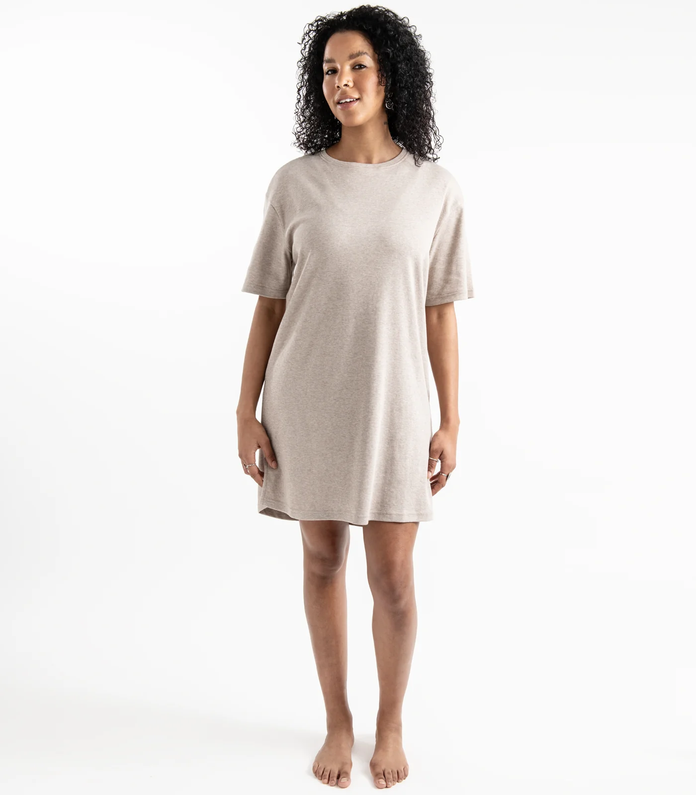 Organic Cotton Jersey Knit Sleep Tee - Image 7
