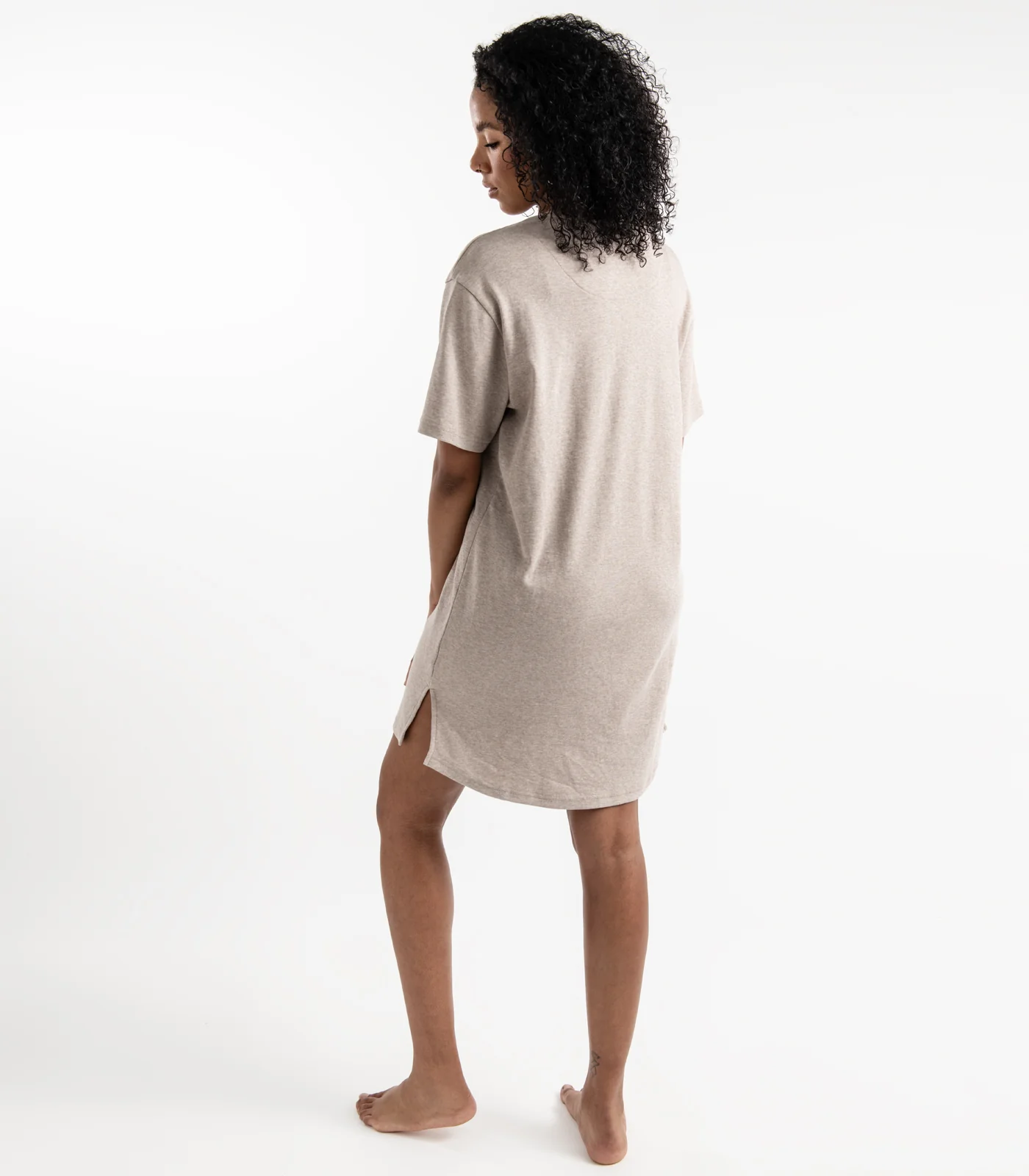 Organic Cotton Jersey Knit Sleep Tee - Image 9