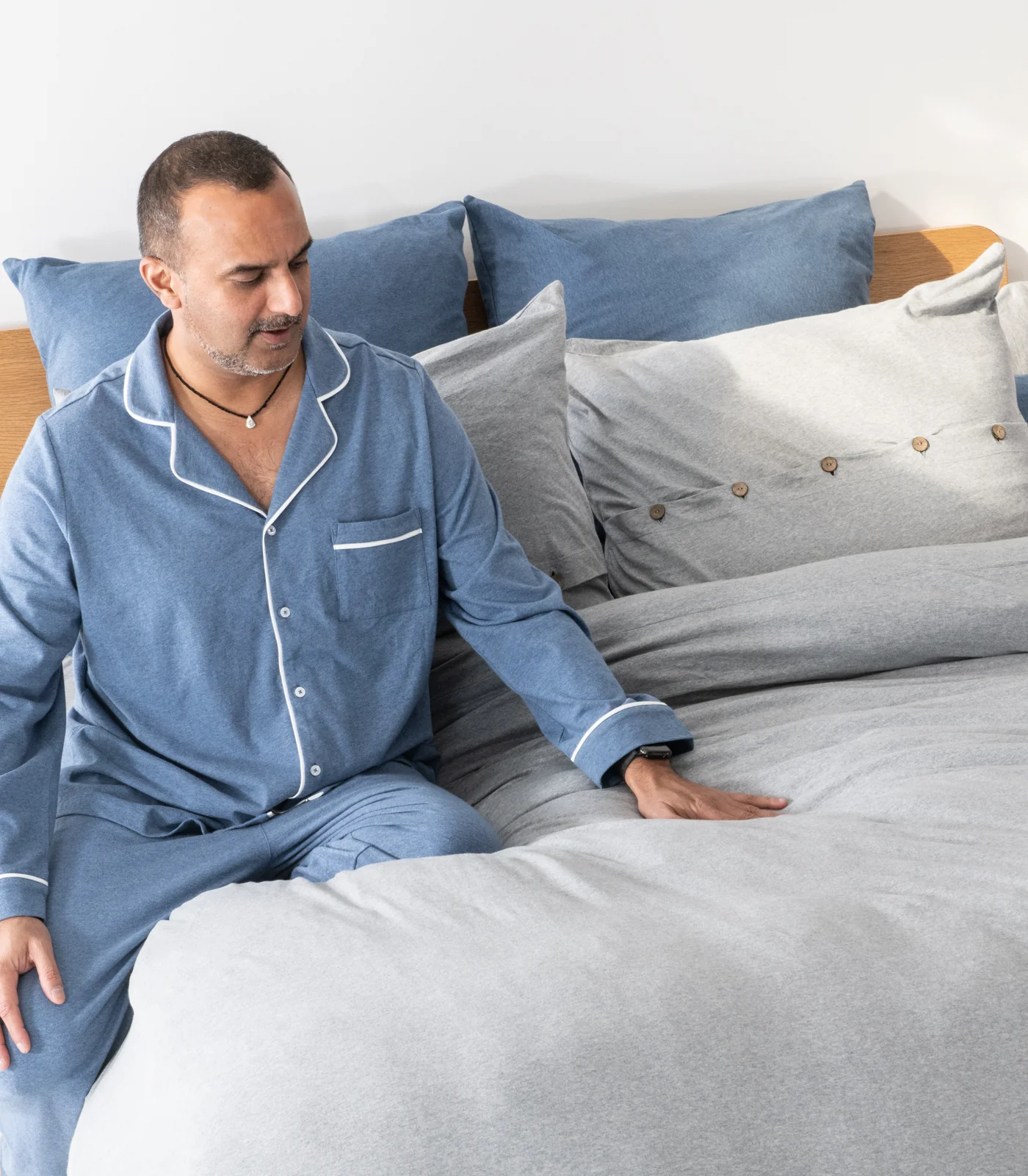 Organic Cotton Jersey Quilt Cover Set - Image 3