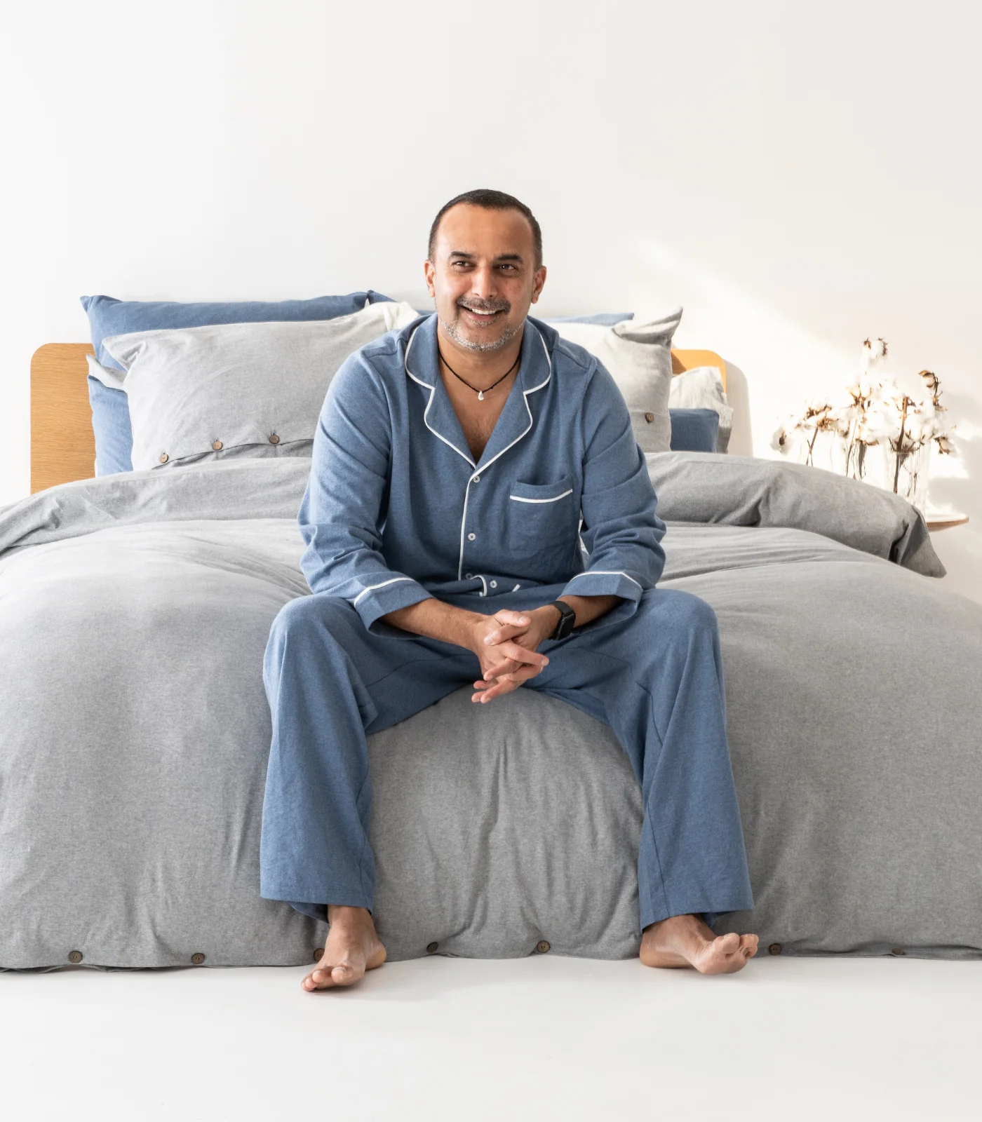 Organic Cotton Jersey Quilt Cover Set - Image 5