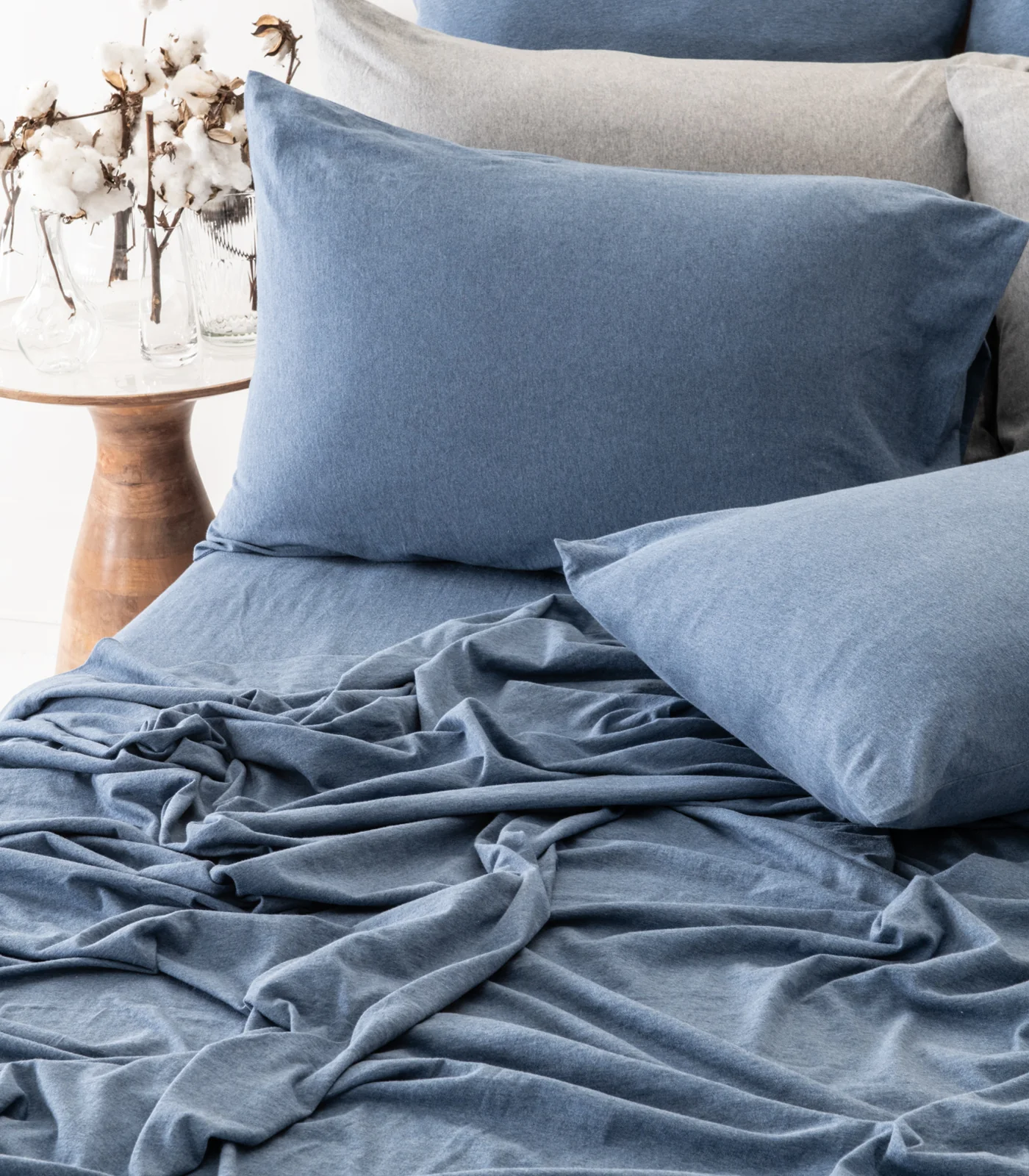 Organic Cotton Jersey Sheet Set - Image 3
