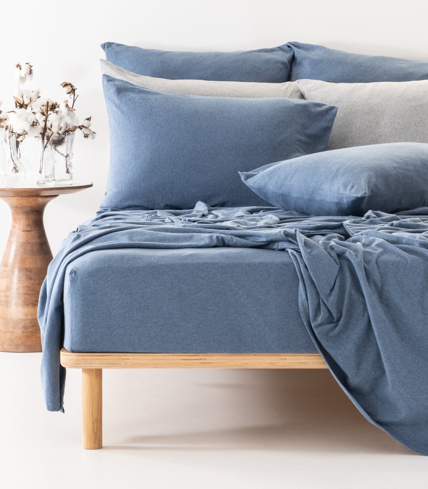 Organic Cotton Jersey Sheet Set - Image 4