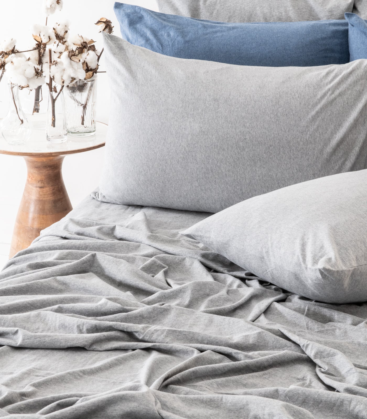 Organic Cotton Jersey Sheet Set - Image 8
