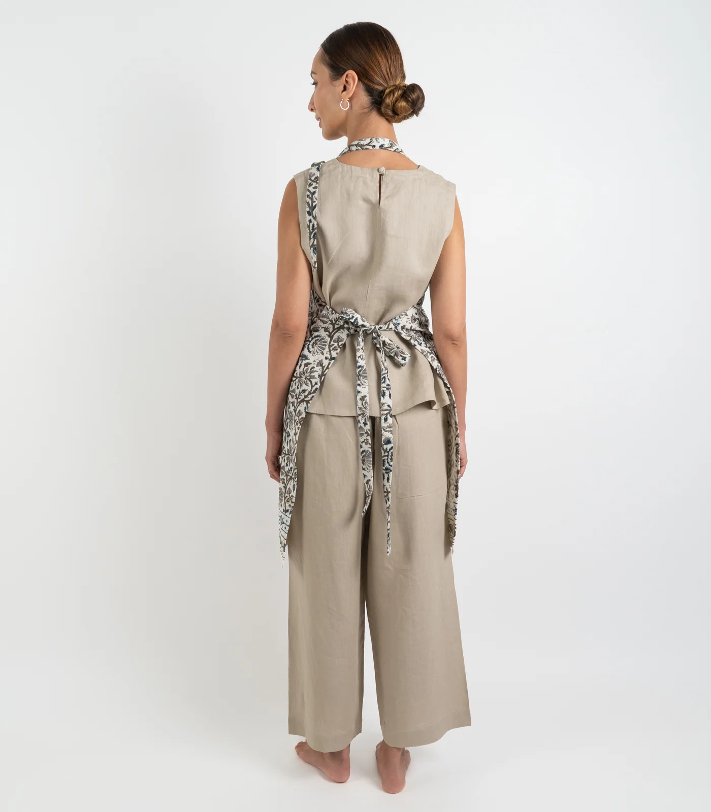 Organic Cotton Kalamkari Apron - Image 9