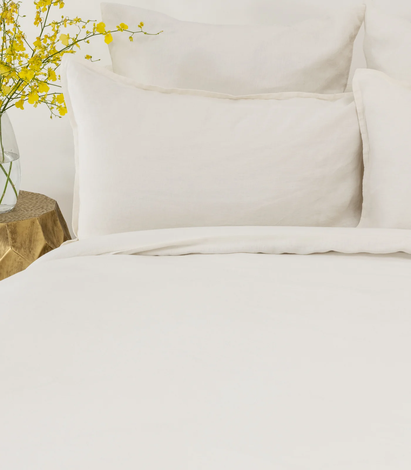 Organic Linen Plain Quilt Cover Set - Image 9