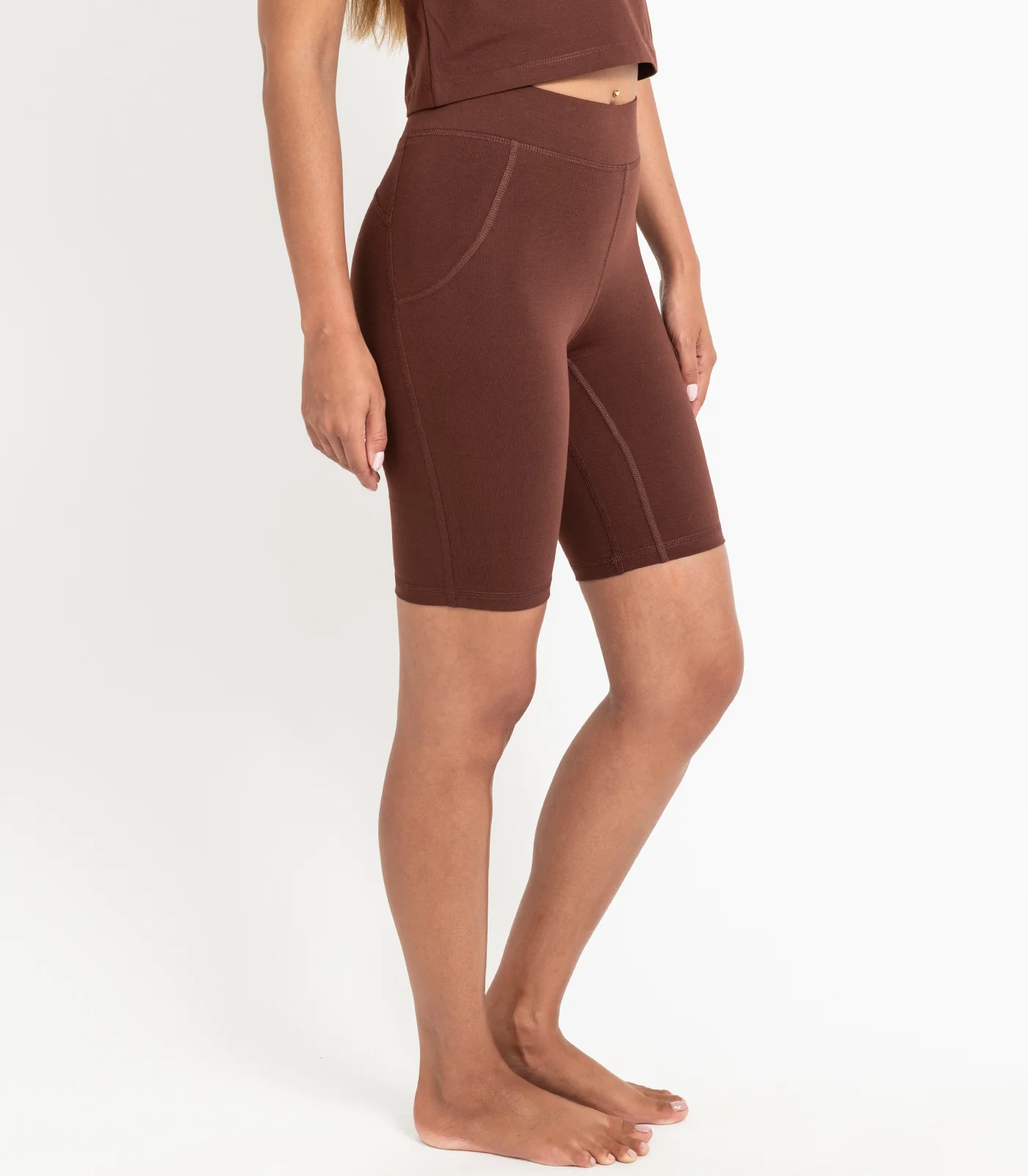 Organic Cotton Long Bike Shorts - Image 3