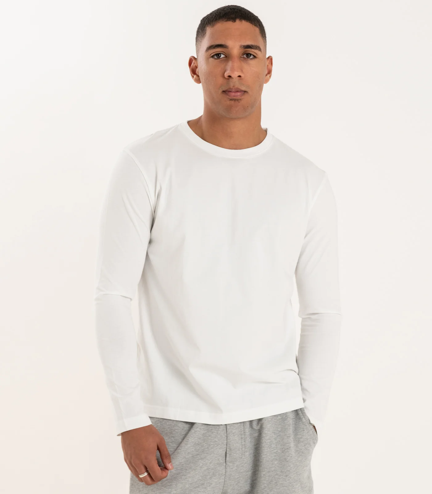 Organic Cotton Men’s Basic Long Sleeve Top (3 Pack) - Image 8