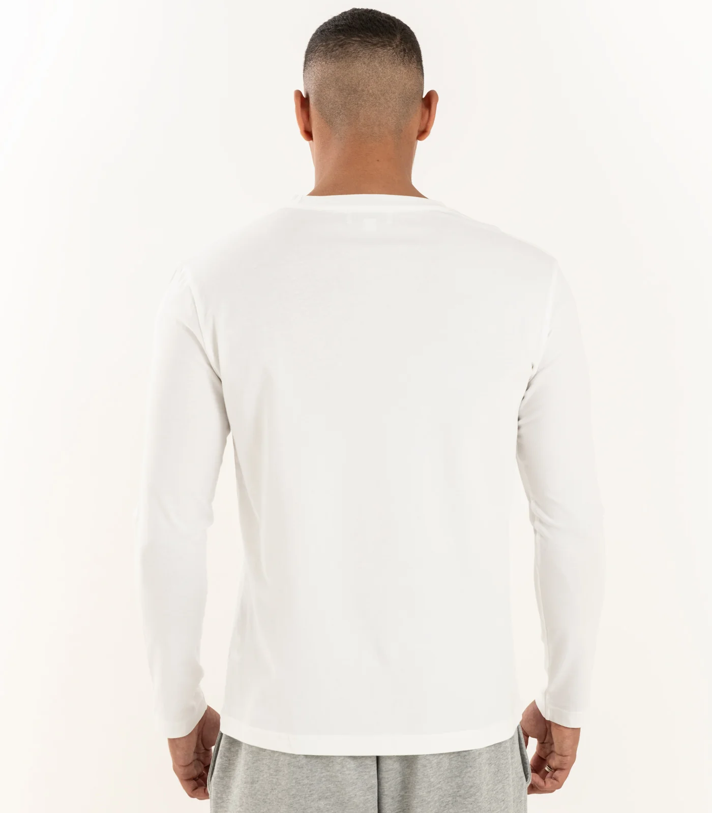 Men's Organic Cotton Basic Long Sleeve Top - Image 7