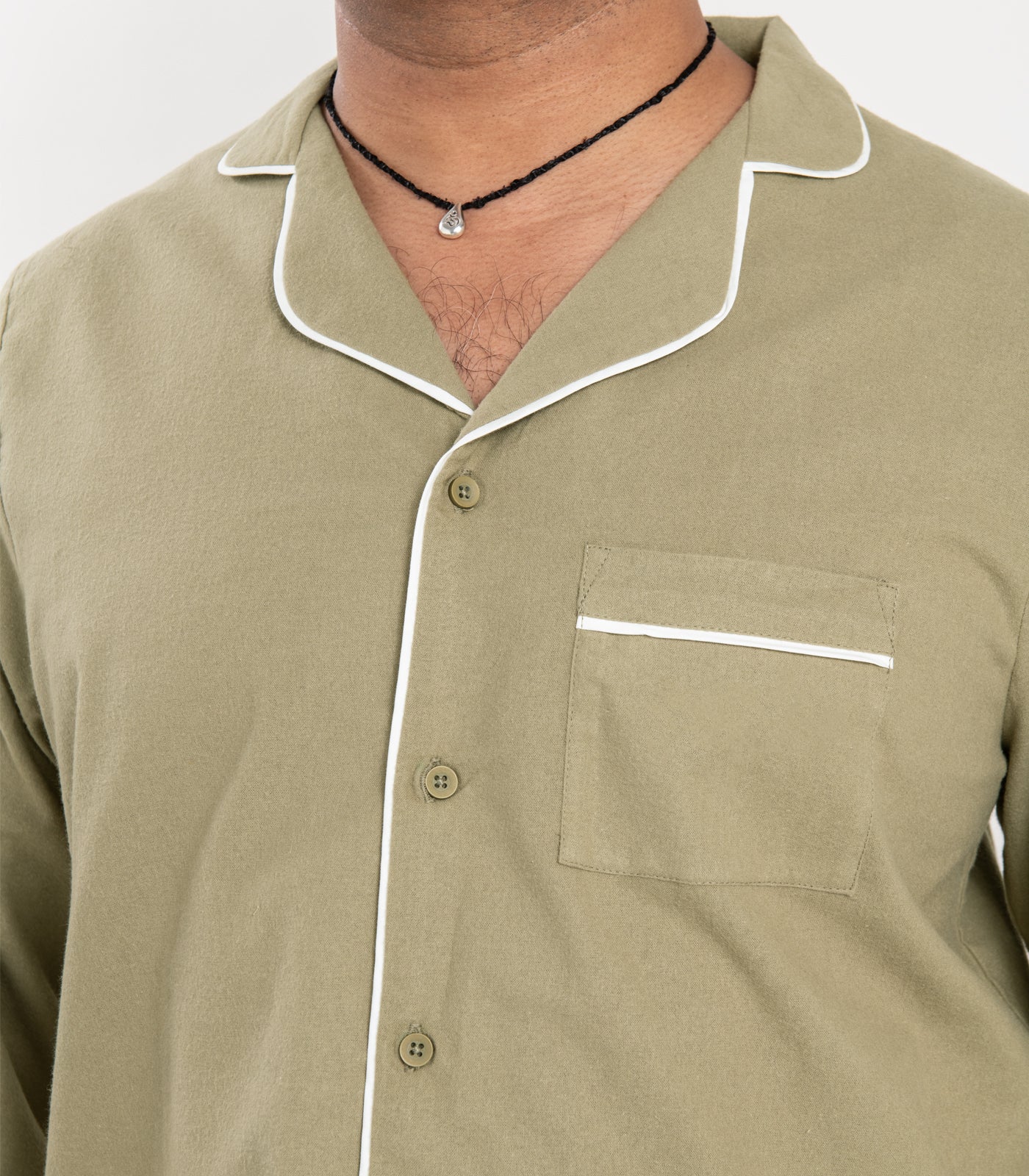Organic Cotton Men's Flannelette Long PJ Set - Image 10