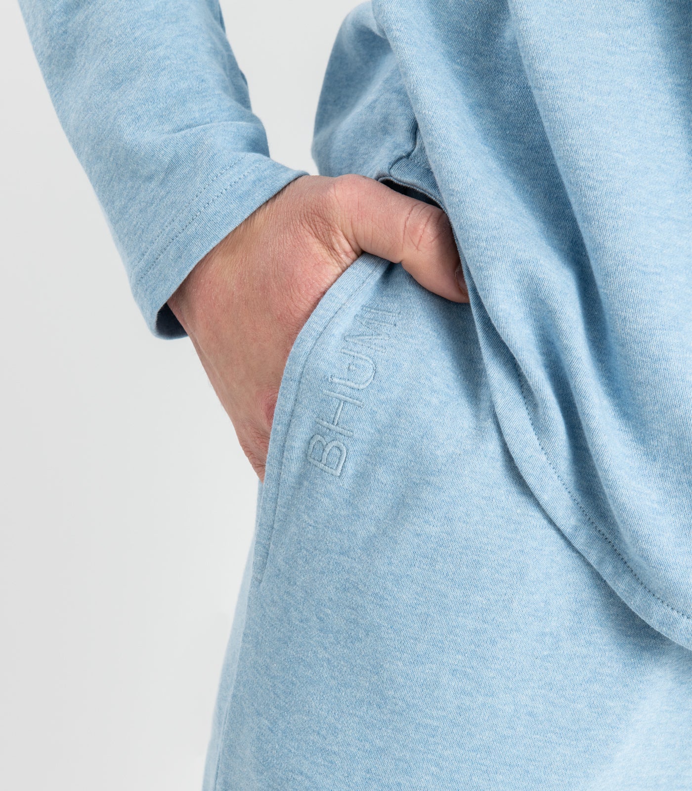 Men's Organic Cotton Jersey Knit Long PJ Set - Image 17