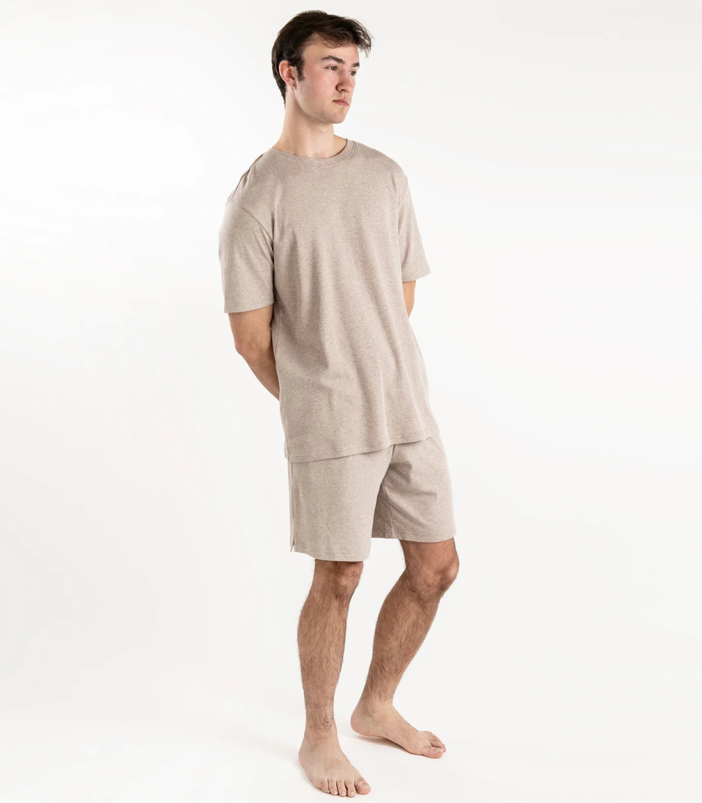 Men's Organic Cotton Jersey Knit Short PJ Set - Image 8