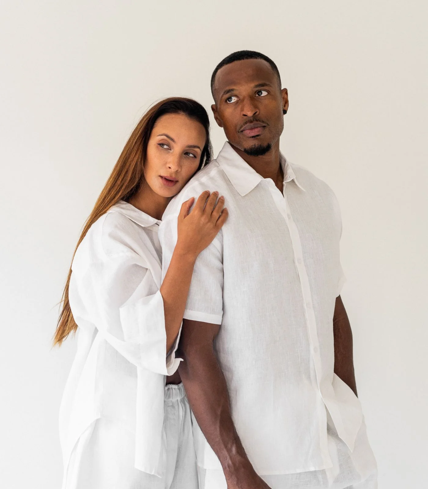 Men's Organic Linen Lounge Shirt - Image 26