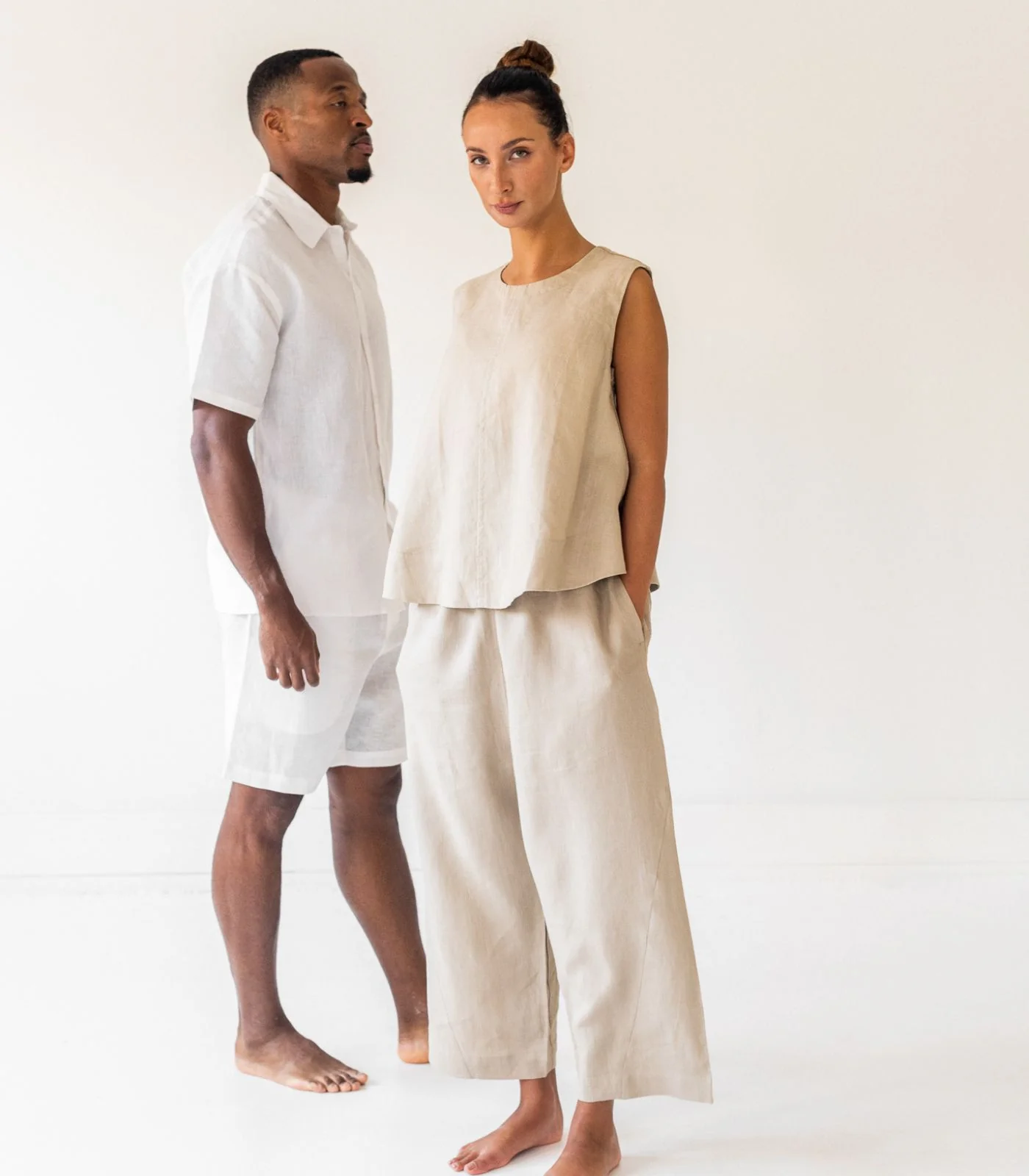 Men’s Organic Linen Lounge Shorts - Image 16