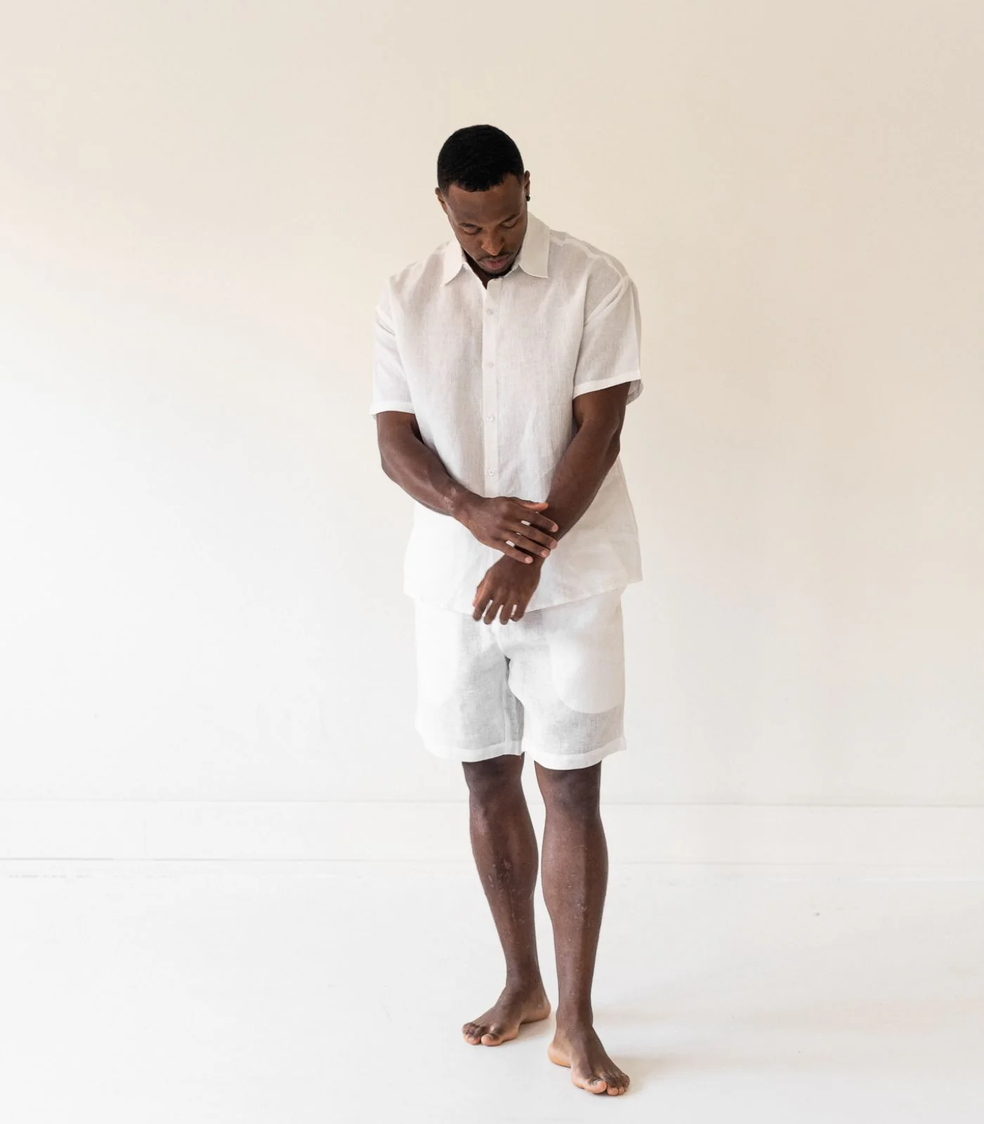 Men’s Organic Linen Lounge Shorts (2 Pack) - Image 16