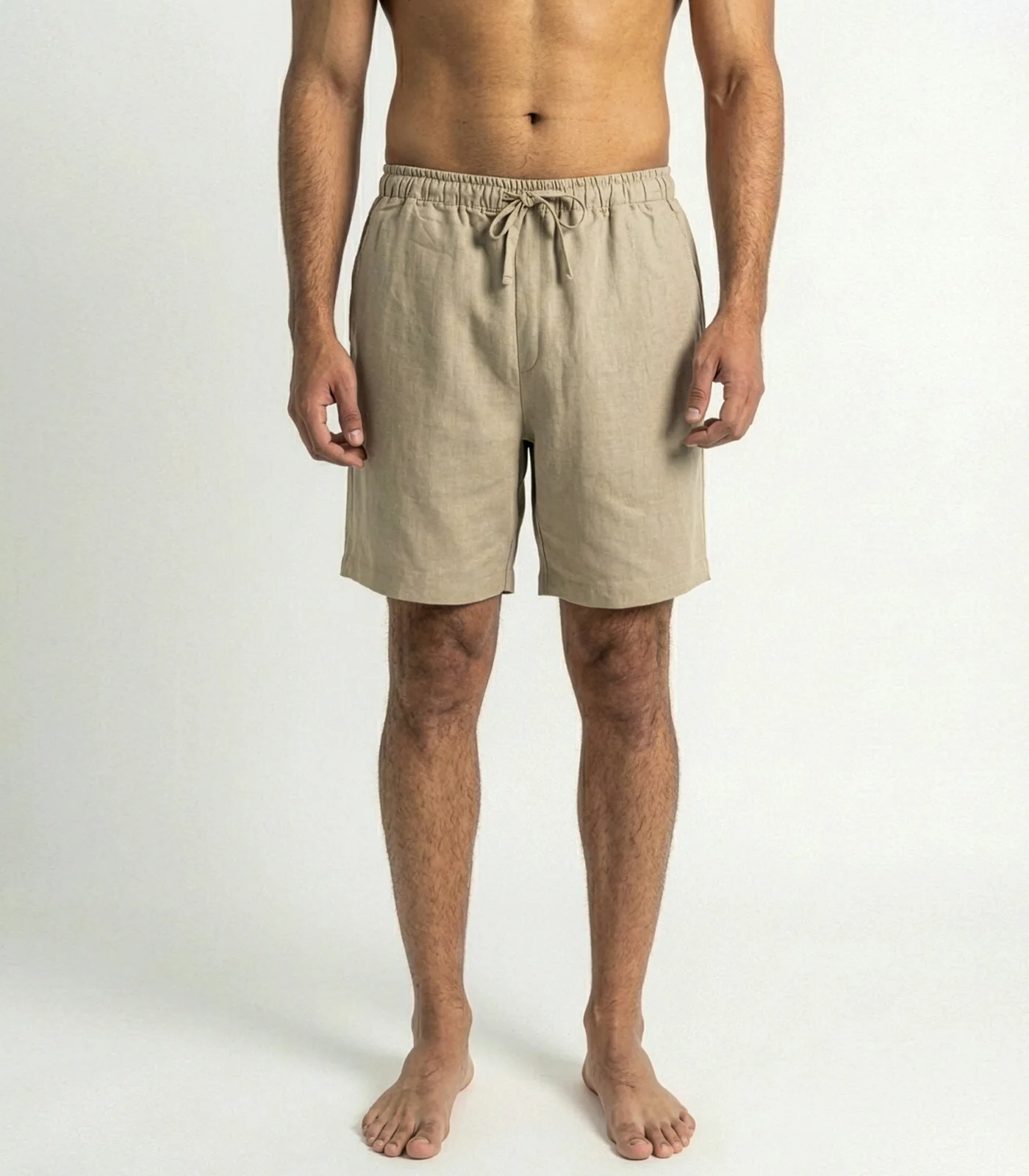 Men's Organic Linen Lounge Shirt & Lounge Shorts - Image 20