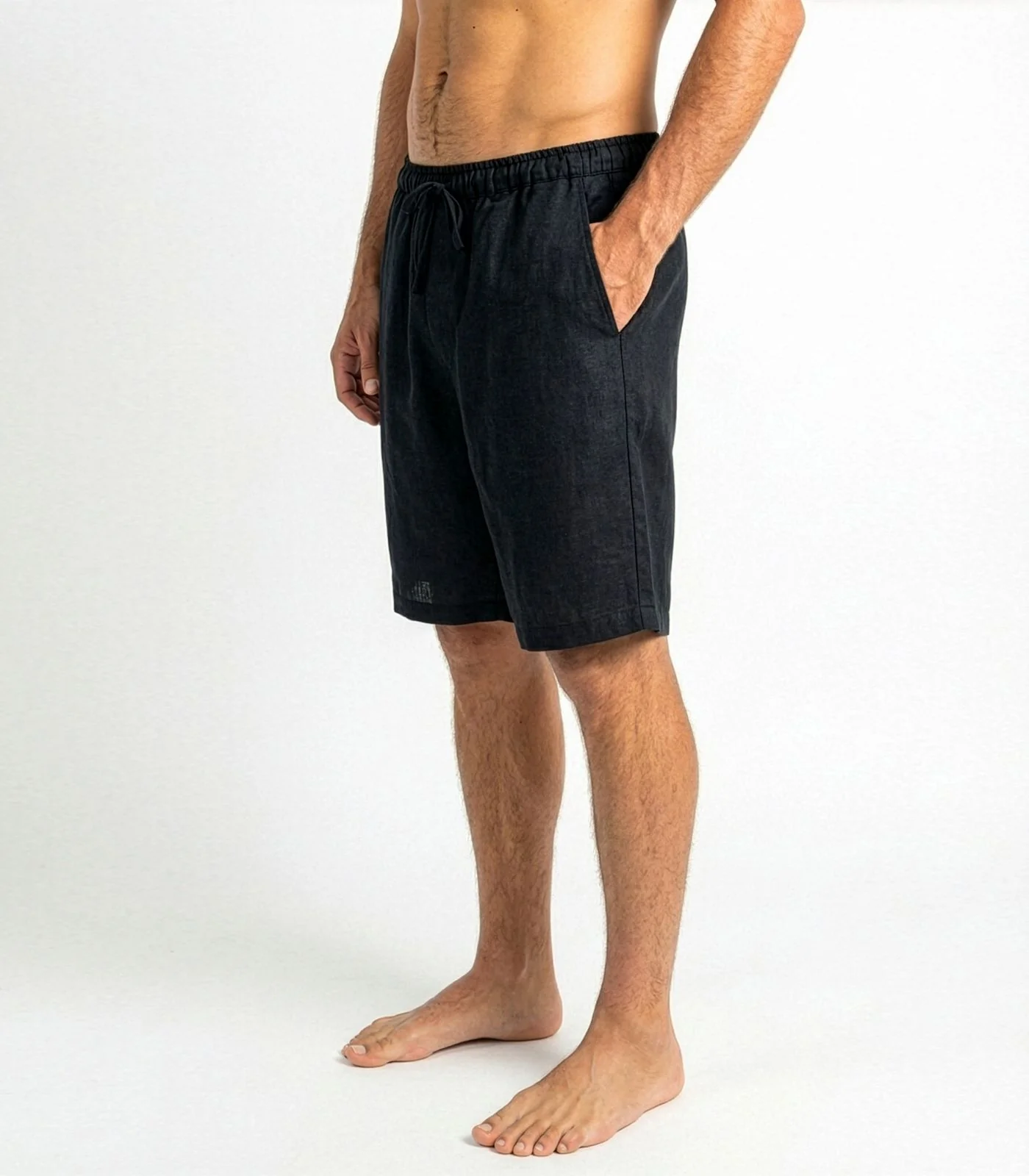 Men's Organic Linen Lounge Shirt & Lounge Shorts - Image 6