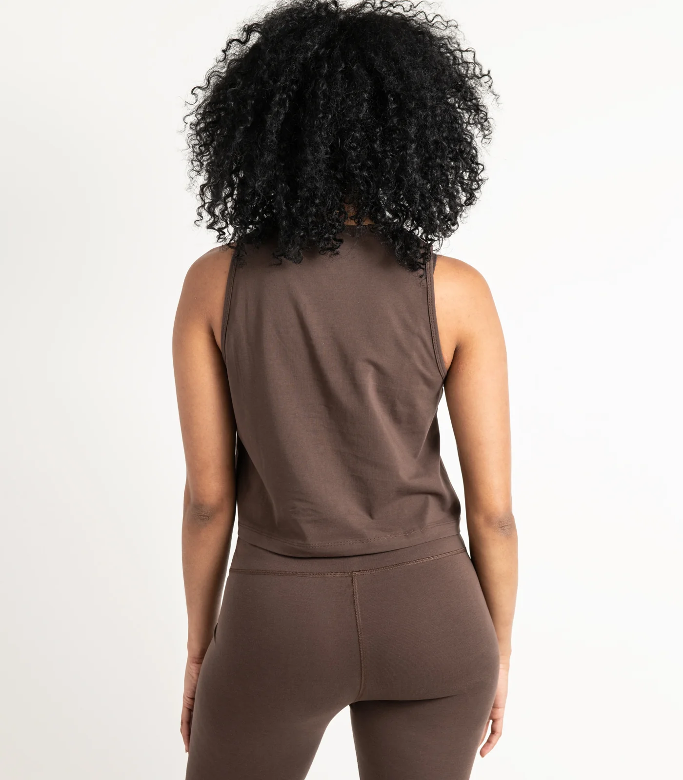 Organic Cotton Cropped Lounge Tank - Last Chance - Image 4